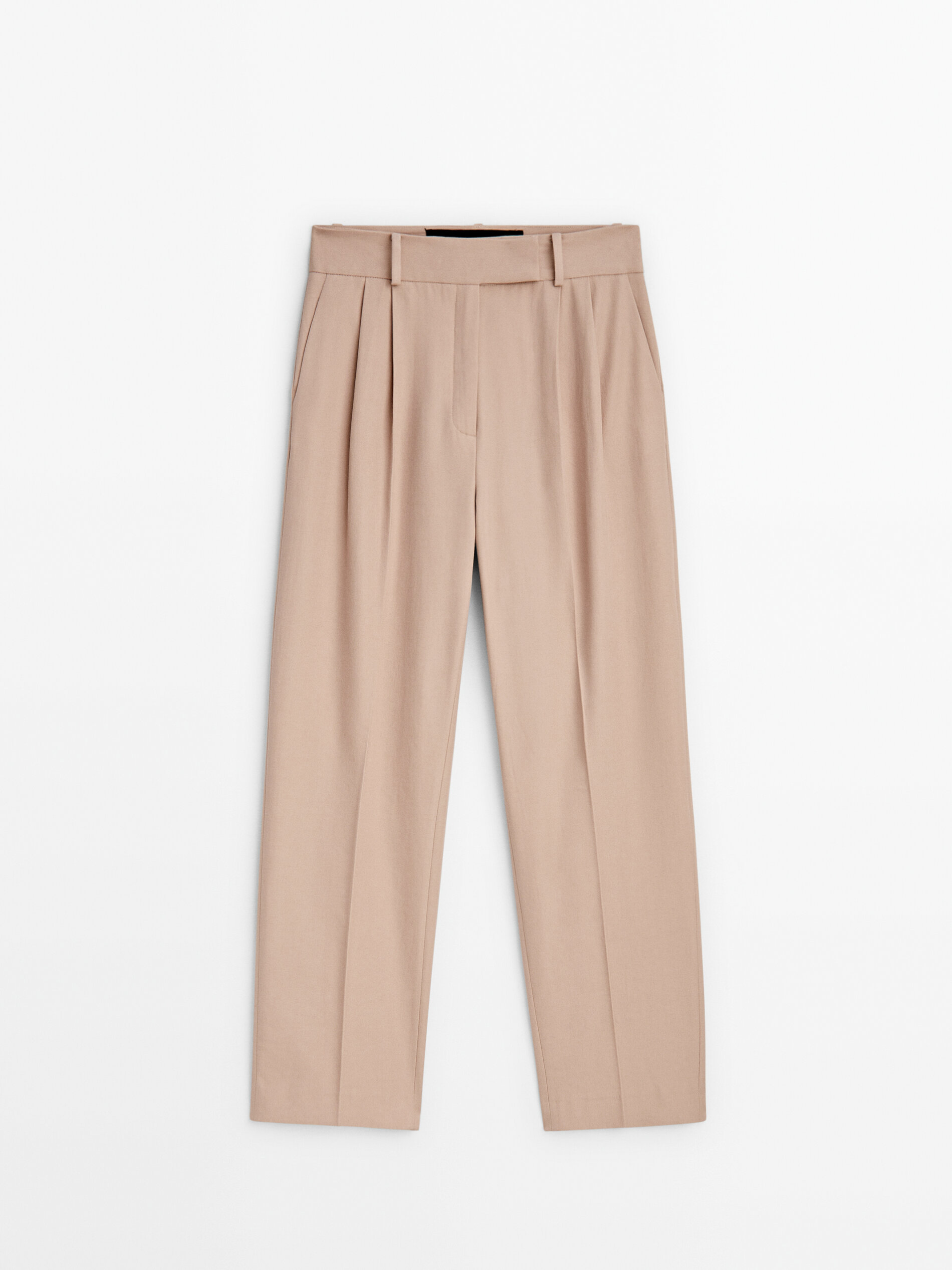Pantalon femme camel h&m best sale
