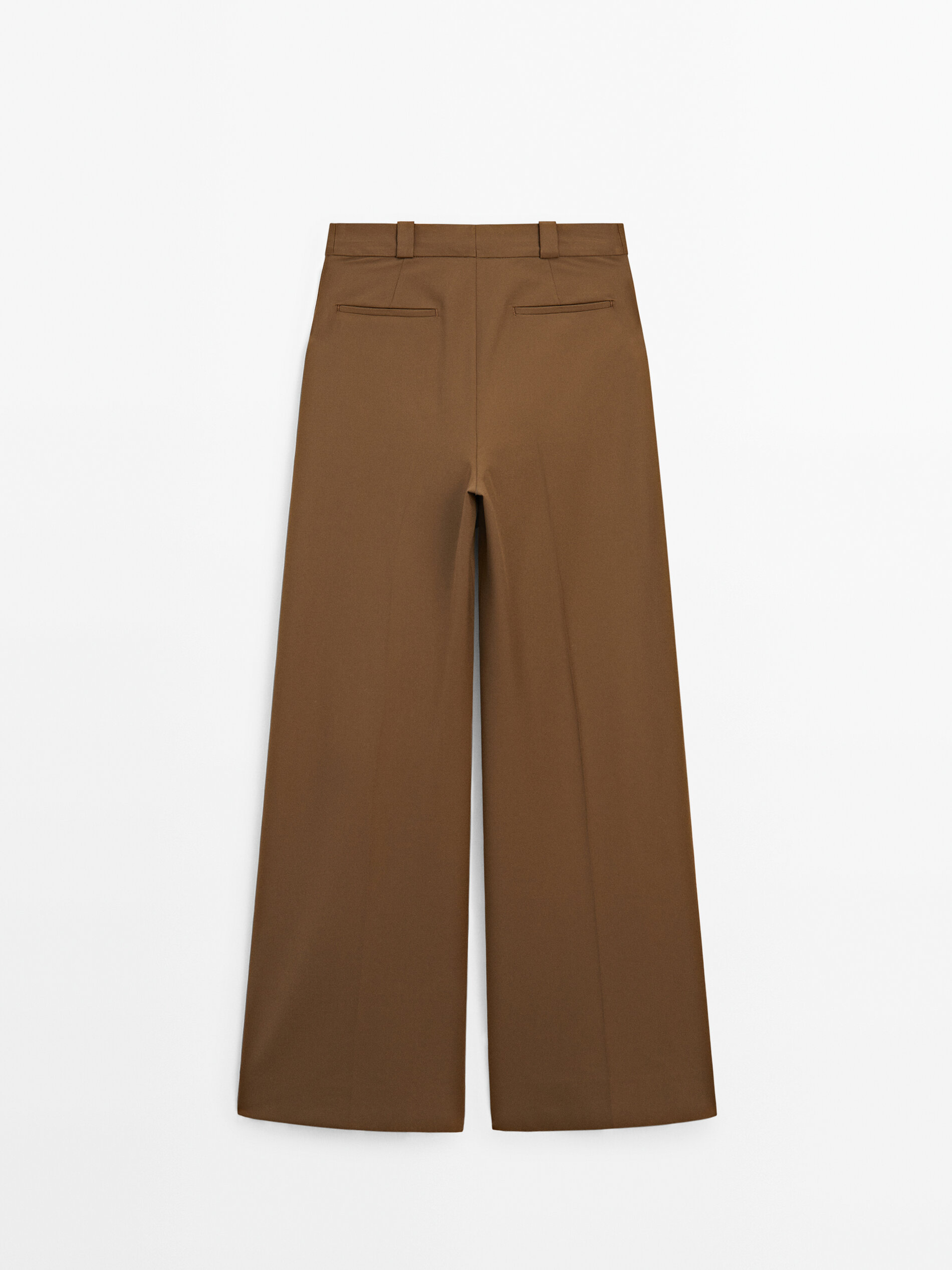 Massimo dutti wide leg trousers discount