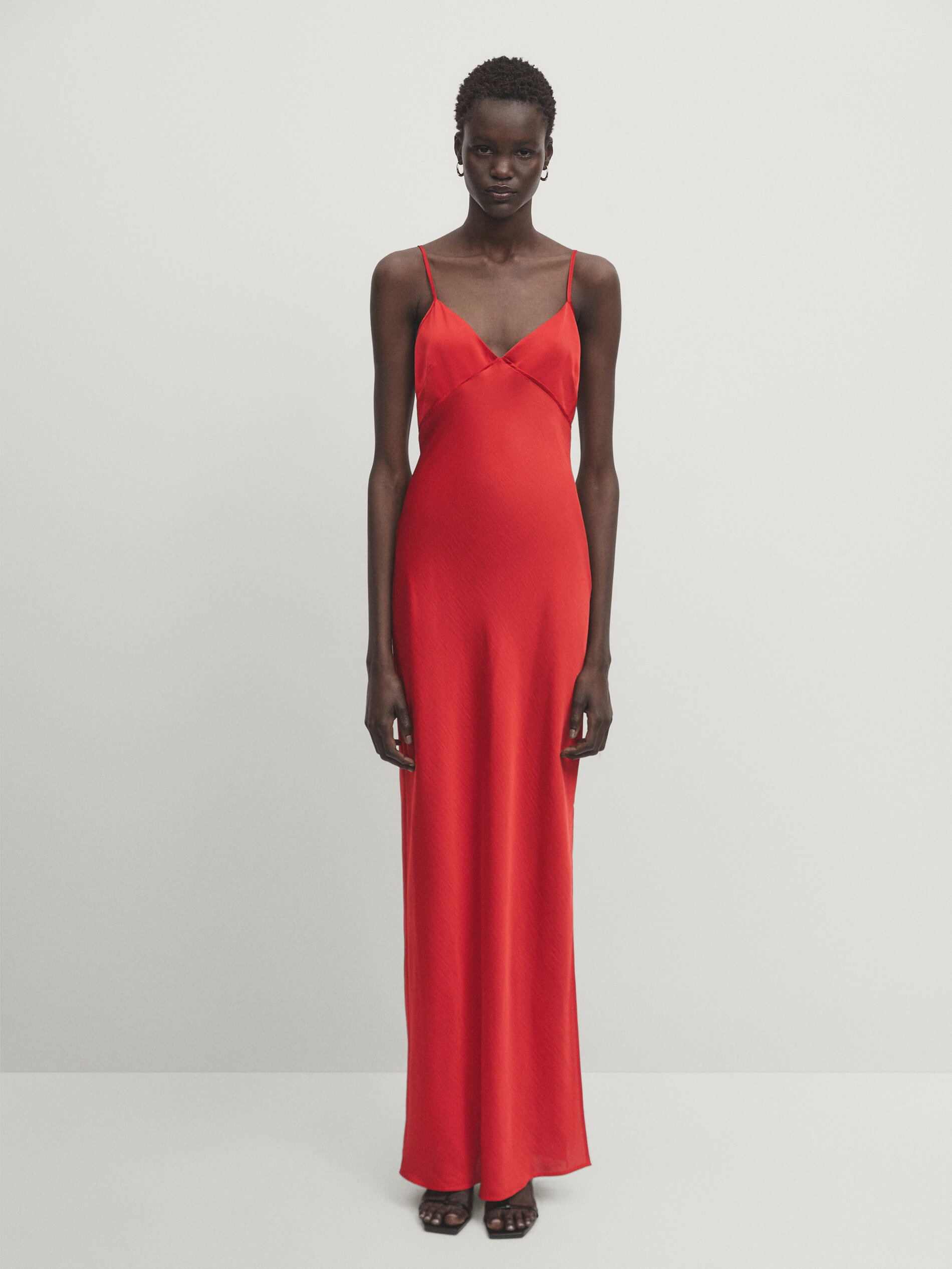 Robe satin store style nuisette