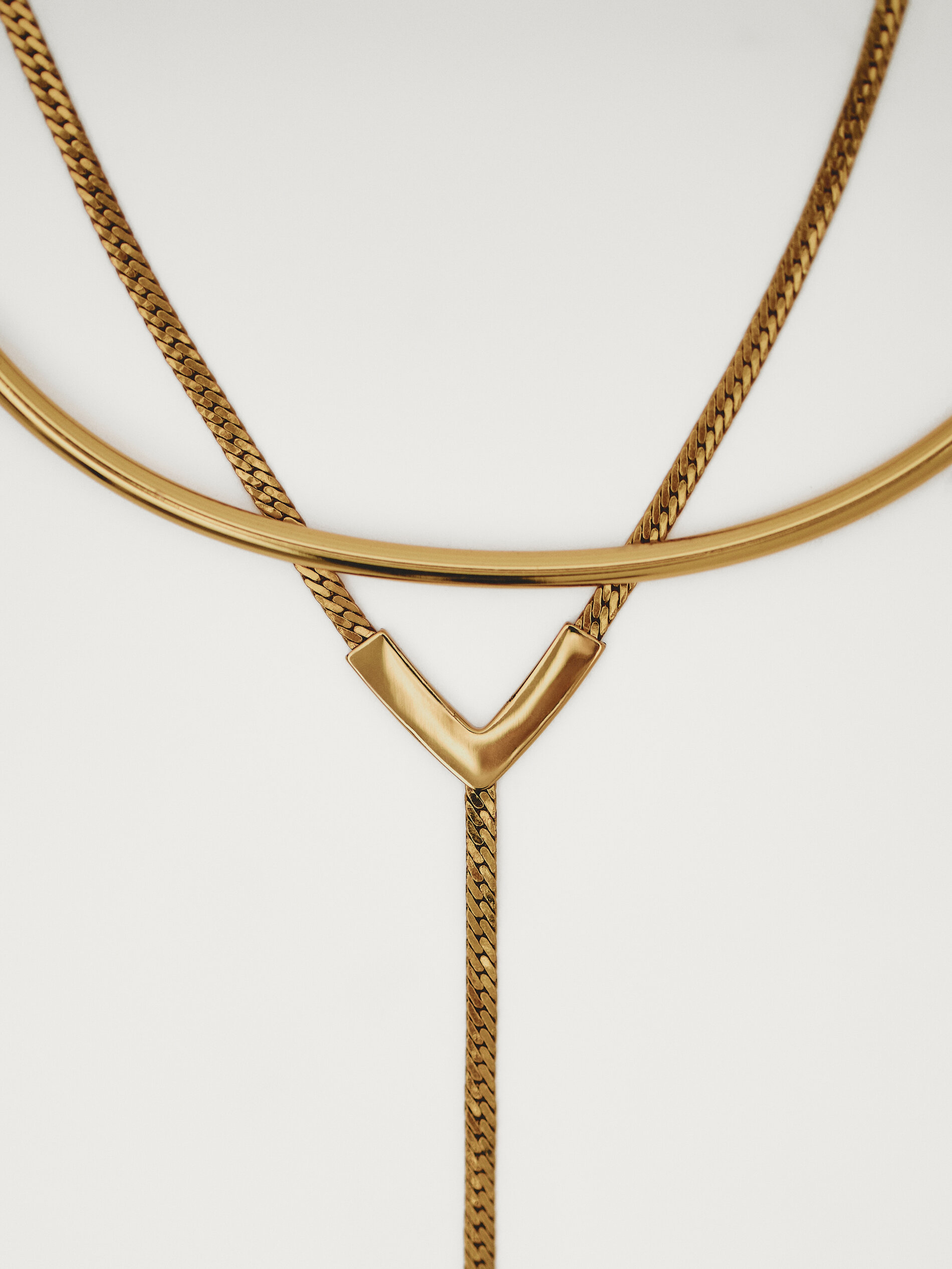 Double piece choker necklace Studio