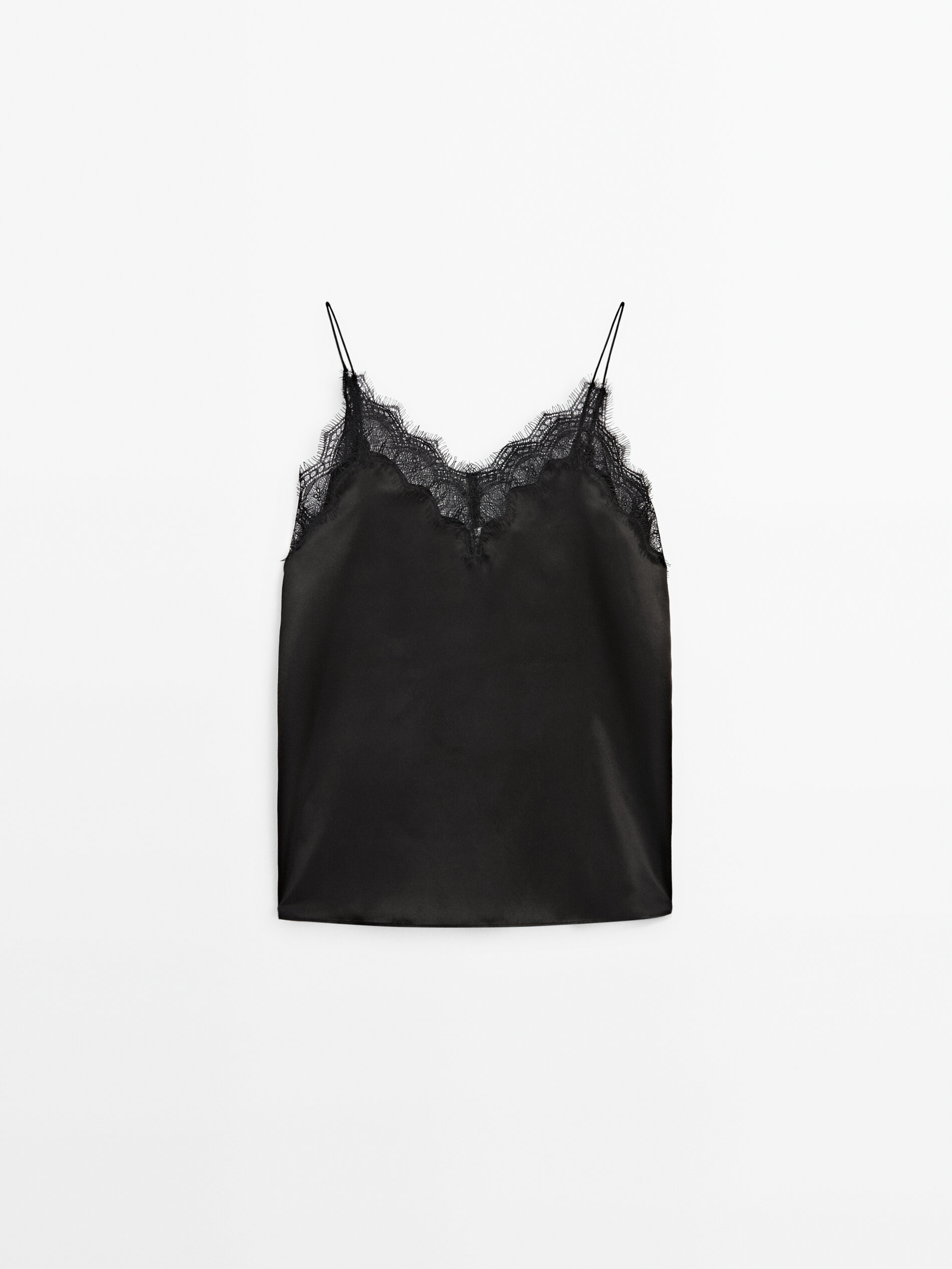 Camisole top with lace detail Studio