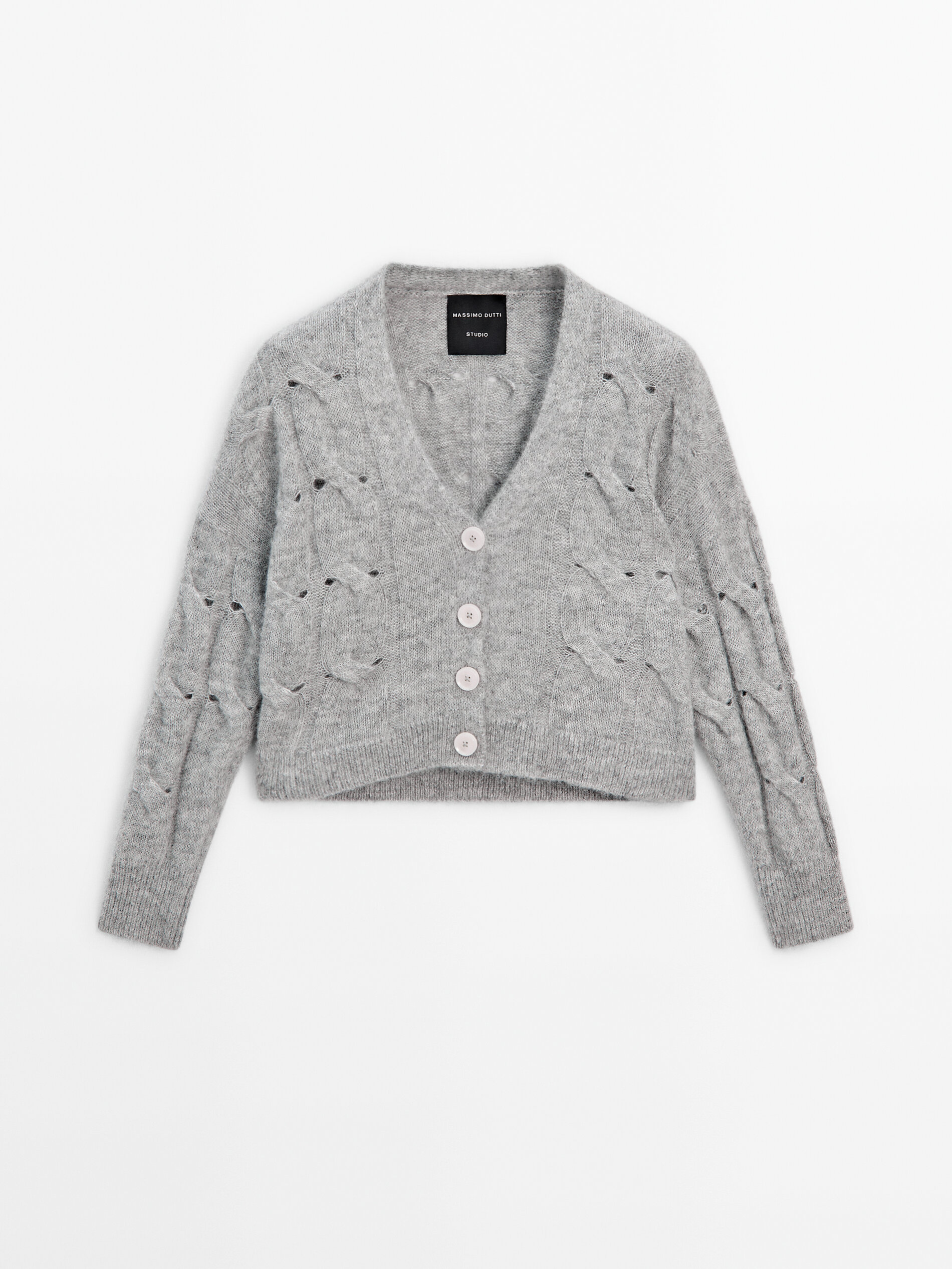 Cable knit cardigan Studio
