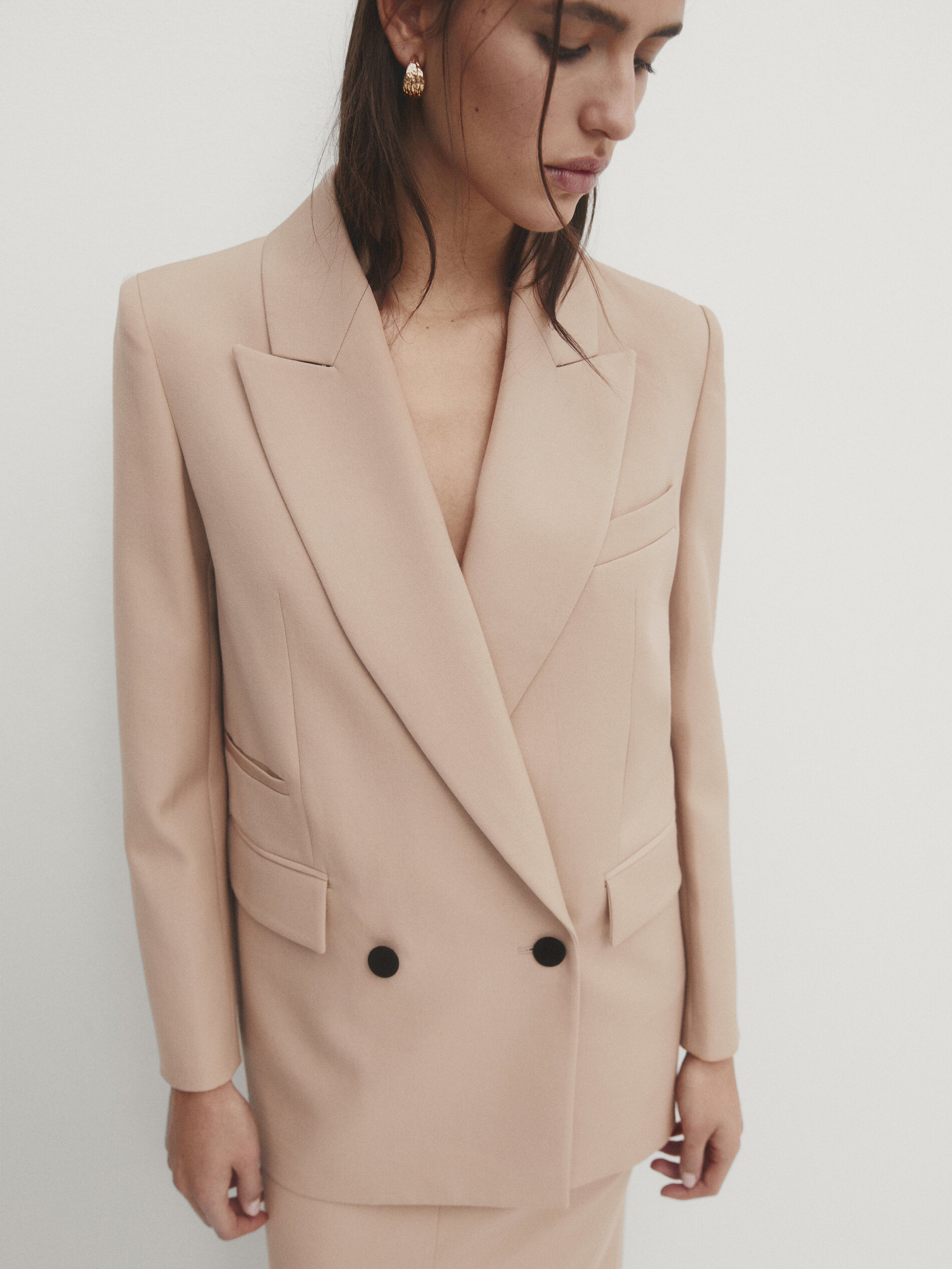 Double breasted suit blazer Studio