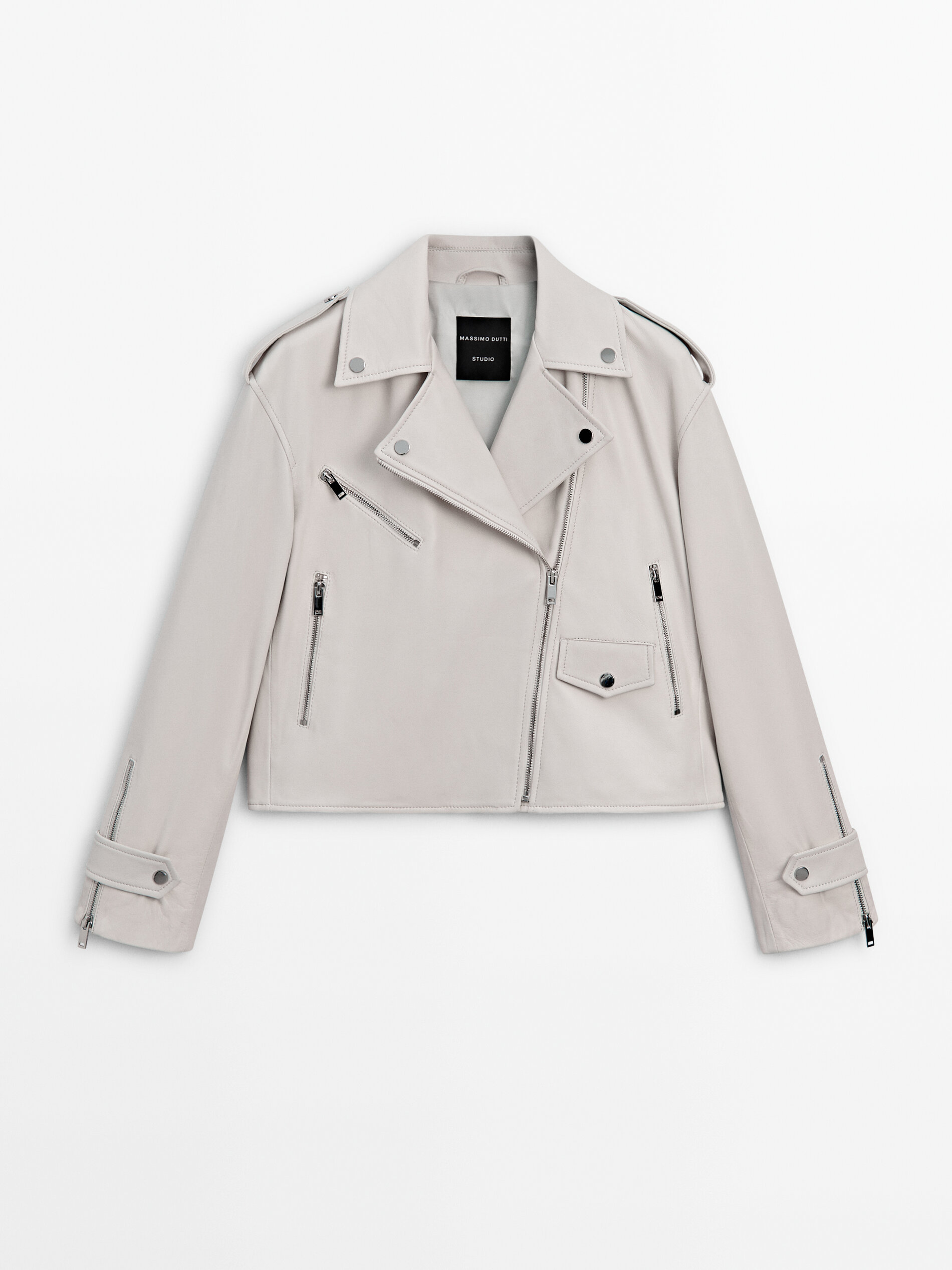 Nappa leather biker discount jacket