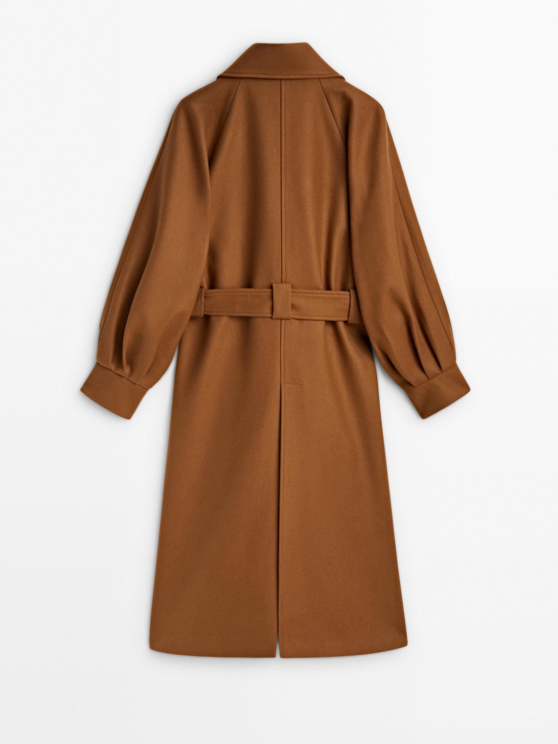 Long belted deals camel coat