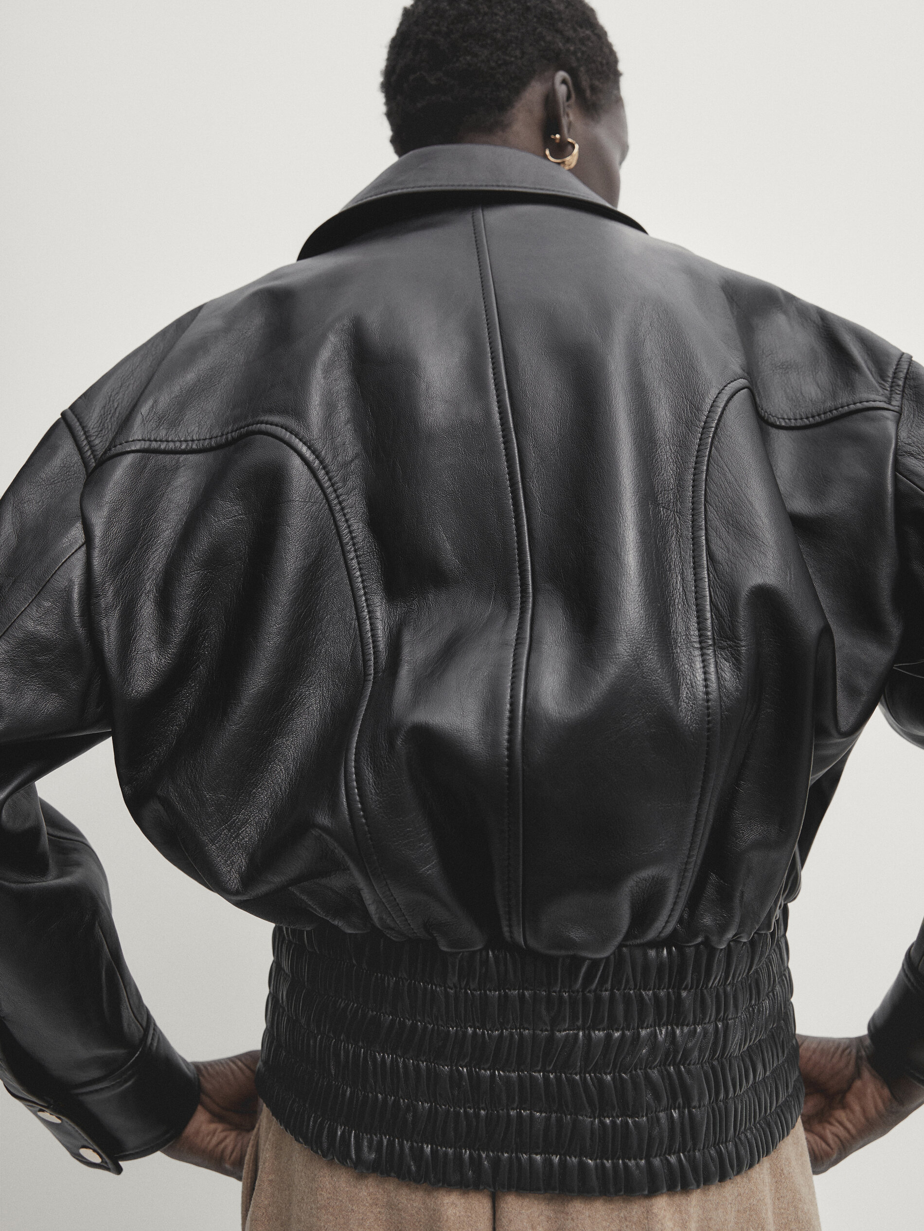 Nappa bomber best sale jacket