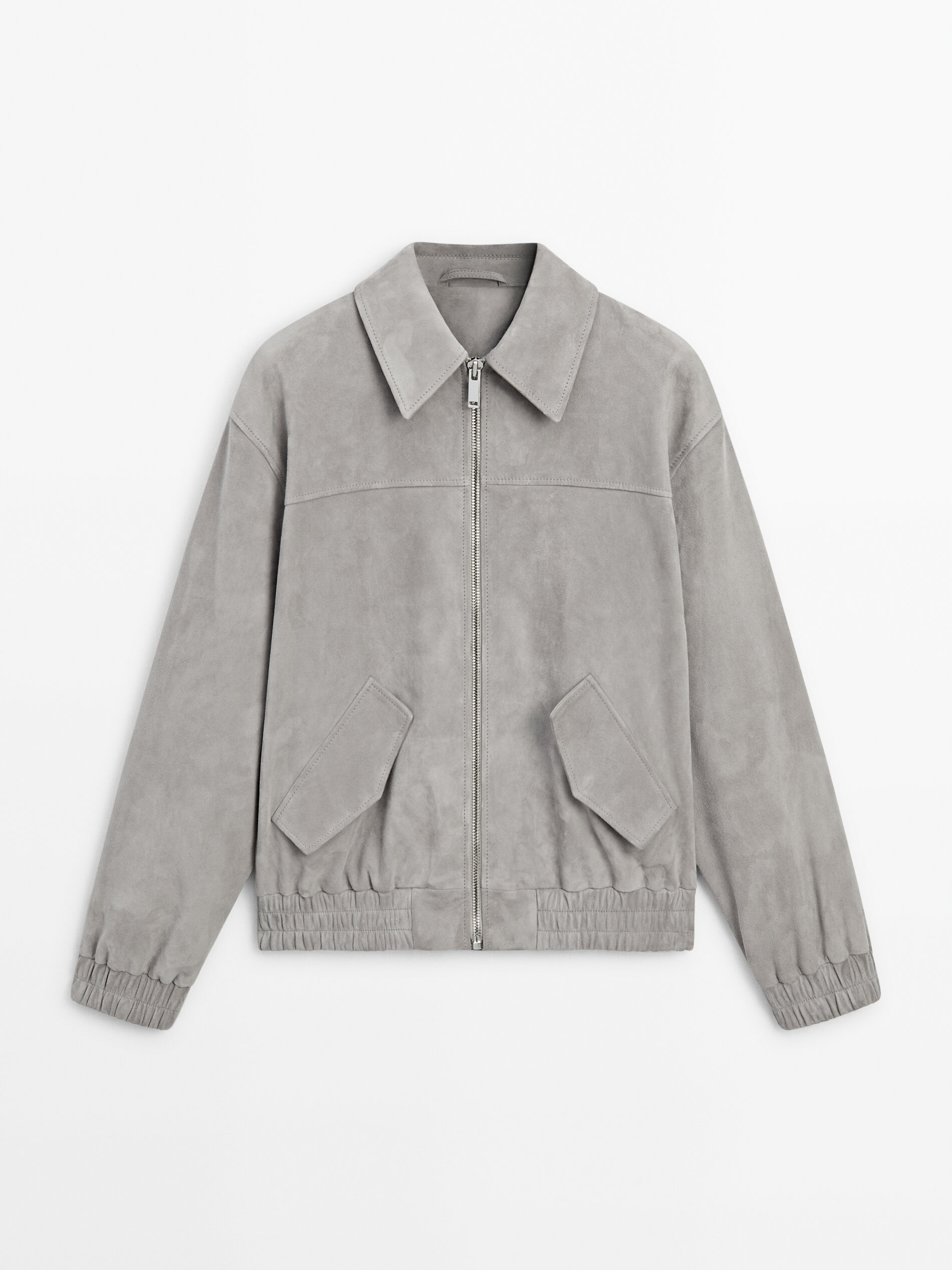 Suede bomber jacket discount h&m