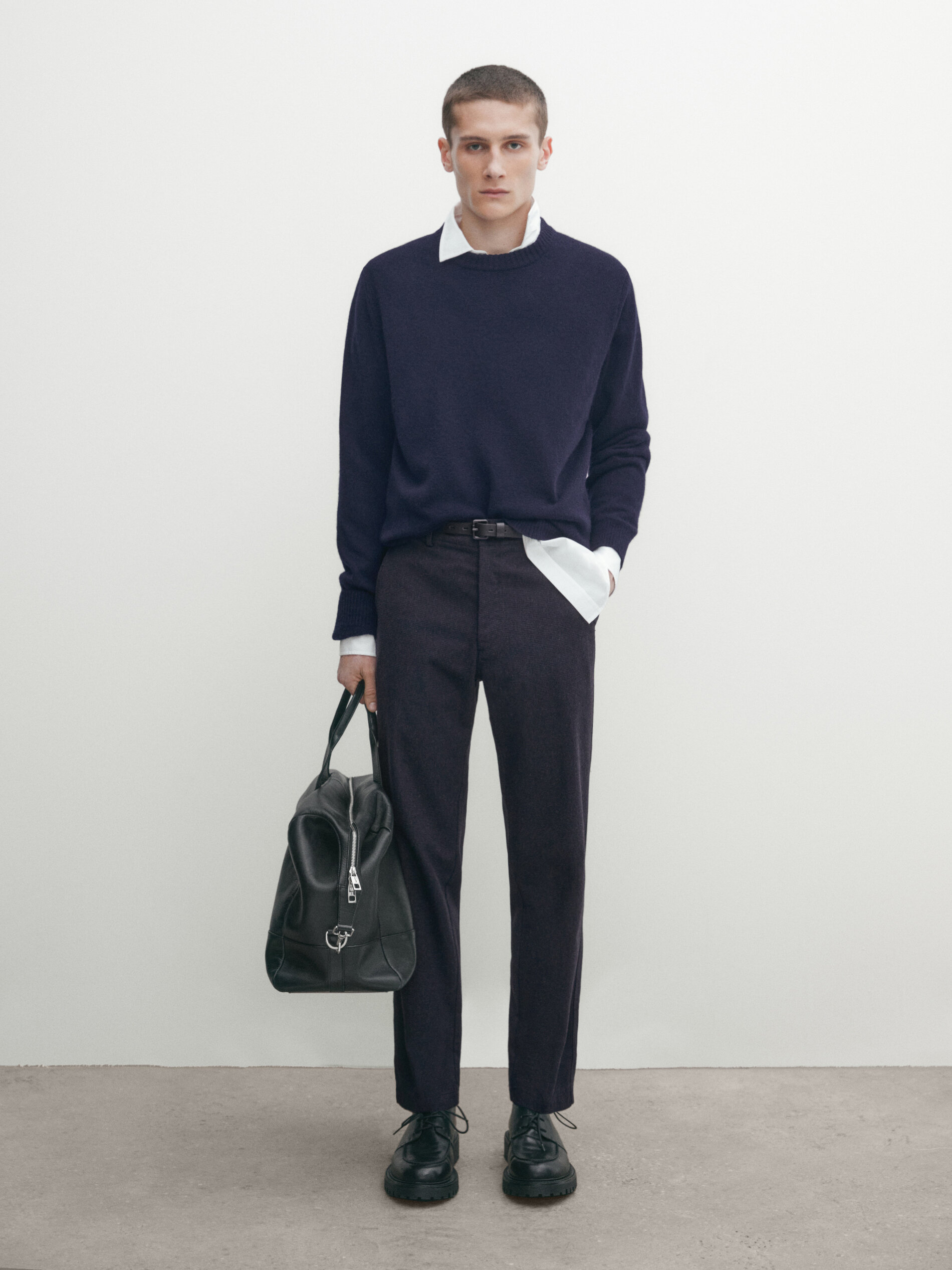 Pantalon chino pied de poule online