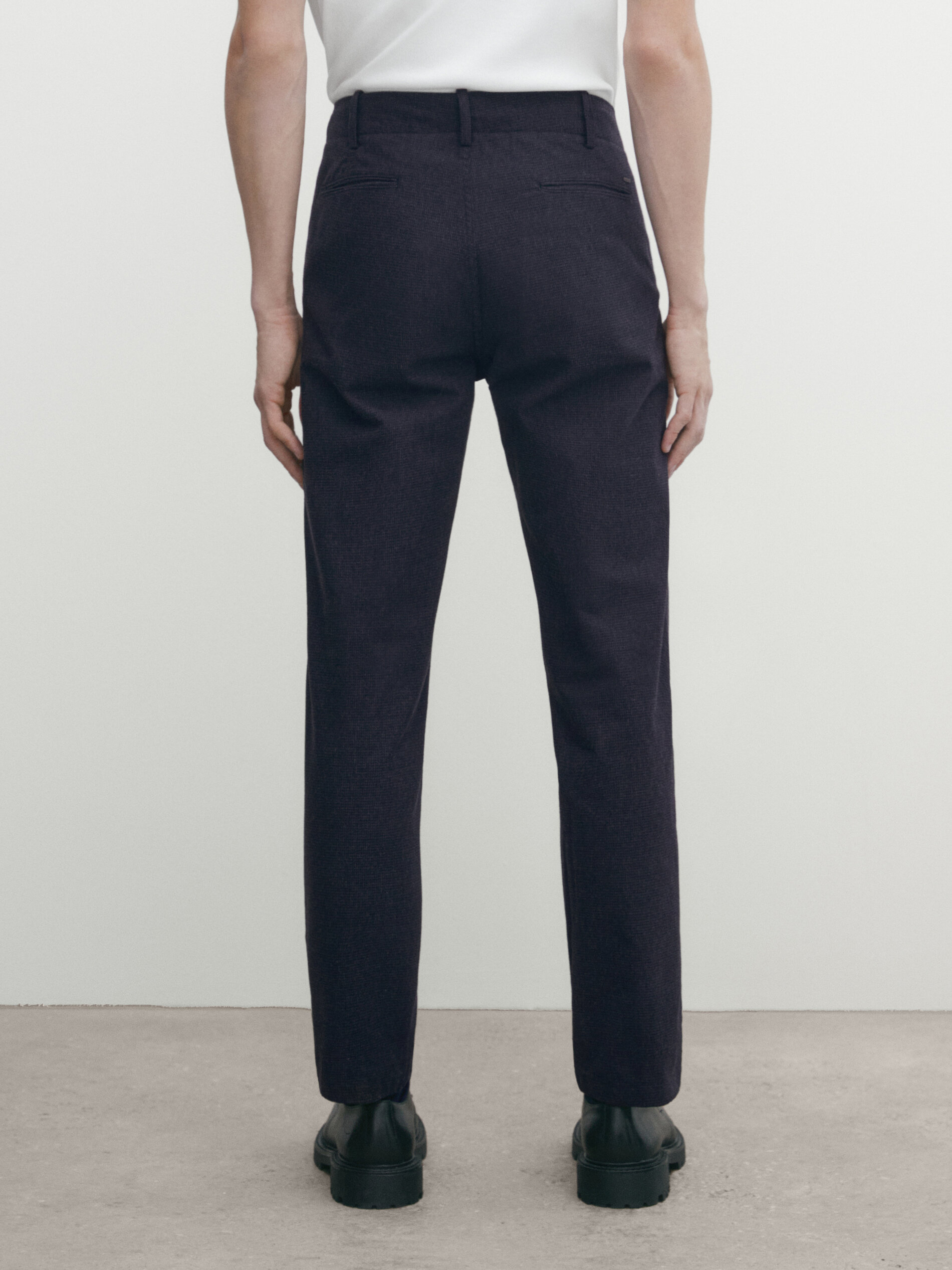 Chino pied de hot sale poule