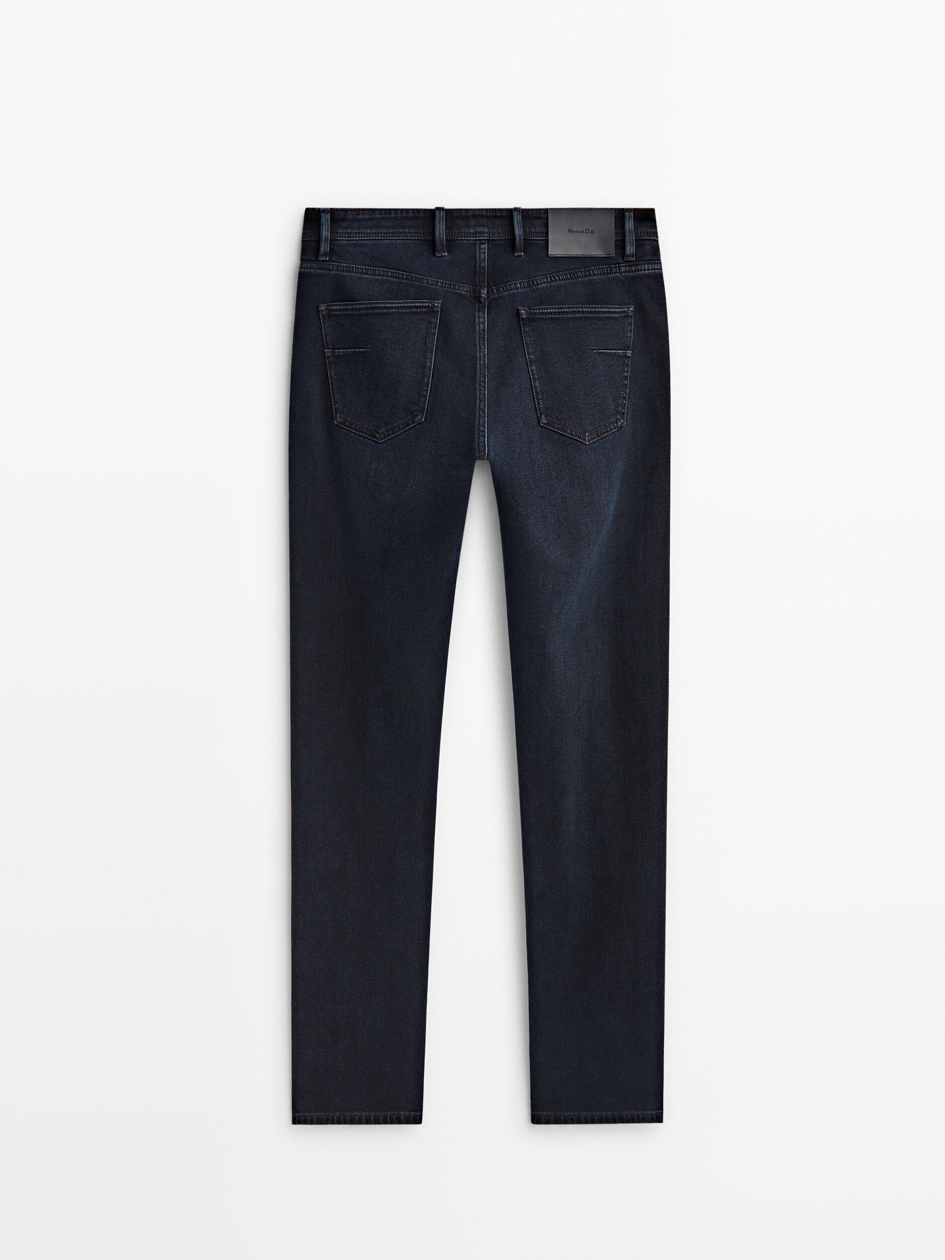 Slim fit geborstelde jeans