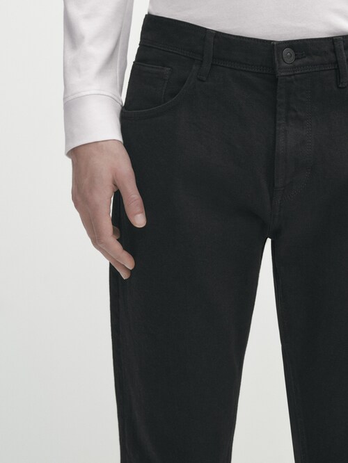 rinse · Dutti Trousers jeans · Slim-fit Massimo Black wash |
