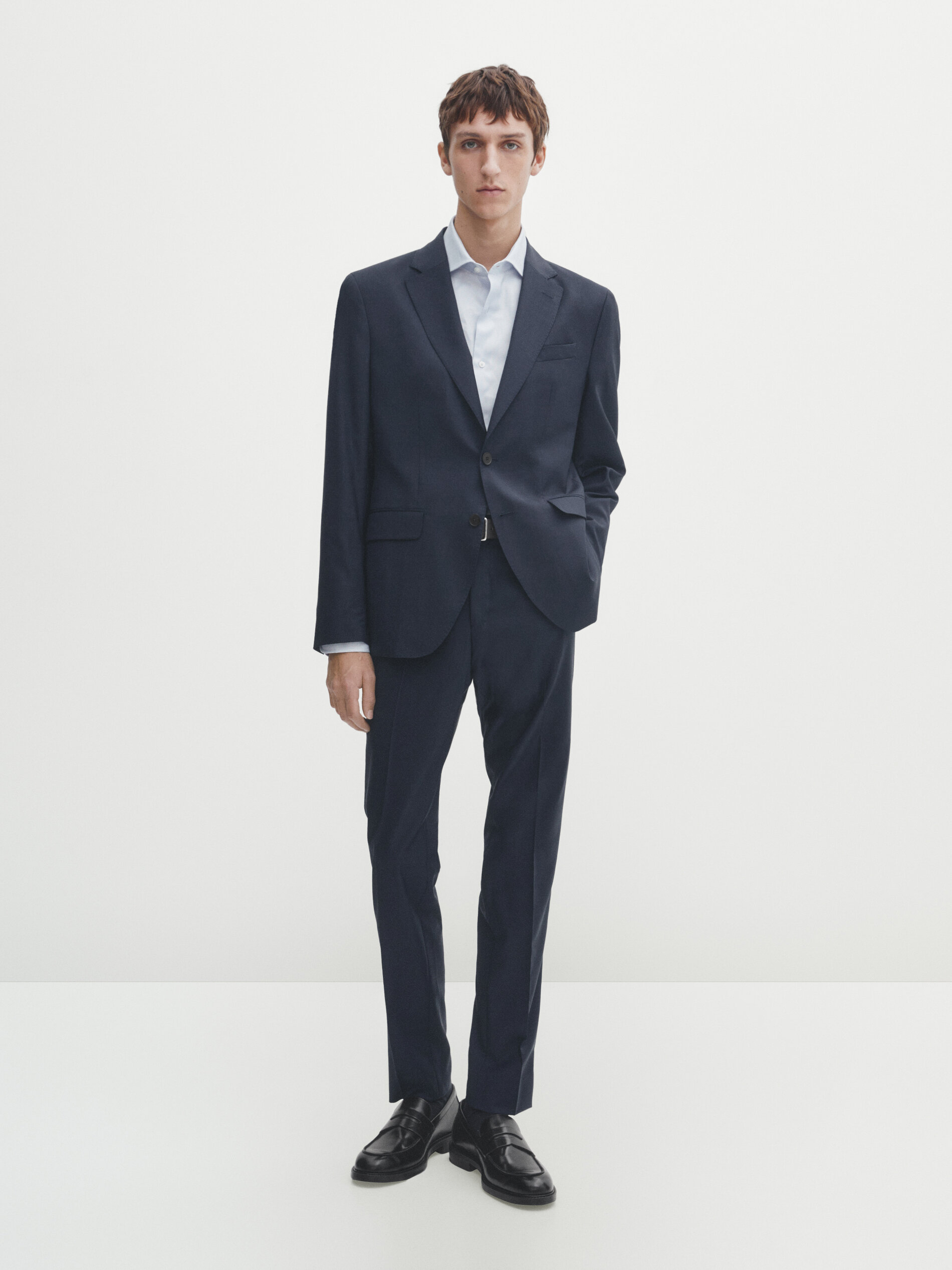 Next blue deals suit trousers