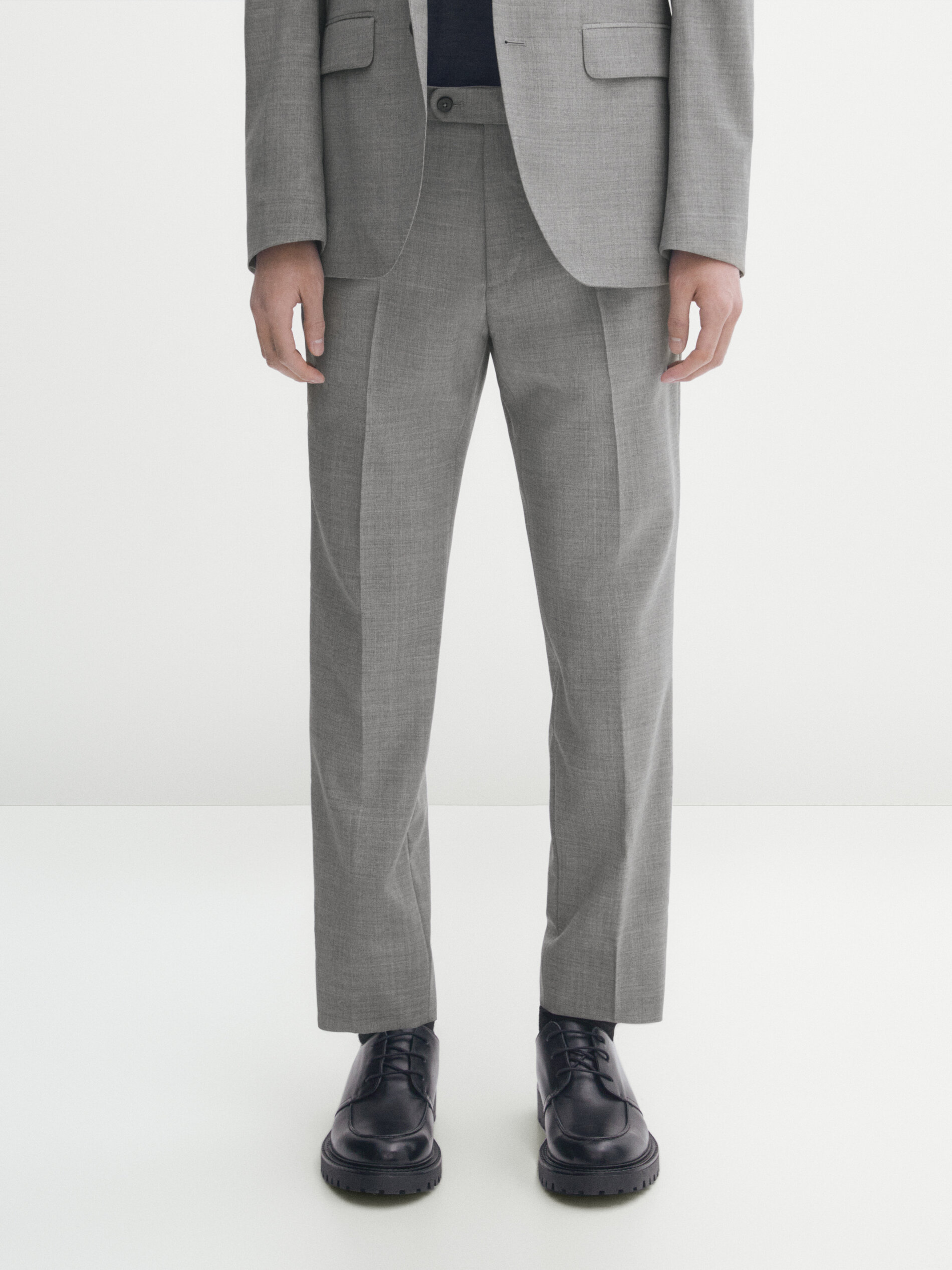 Buy Well Suited Slim Fit Charcoal Suit Trousers 2024 Online | ZALORA  Philippines