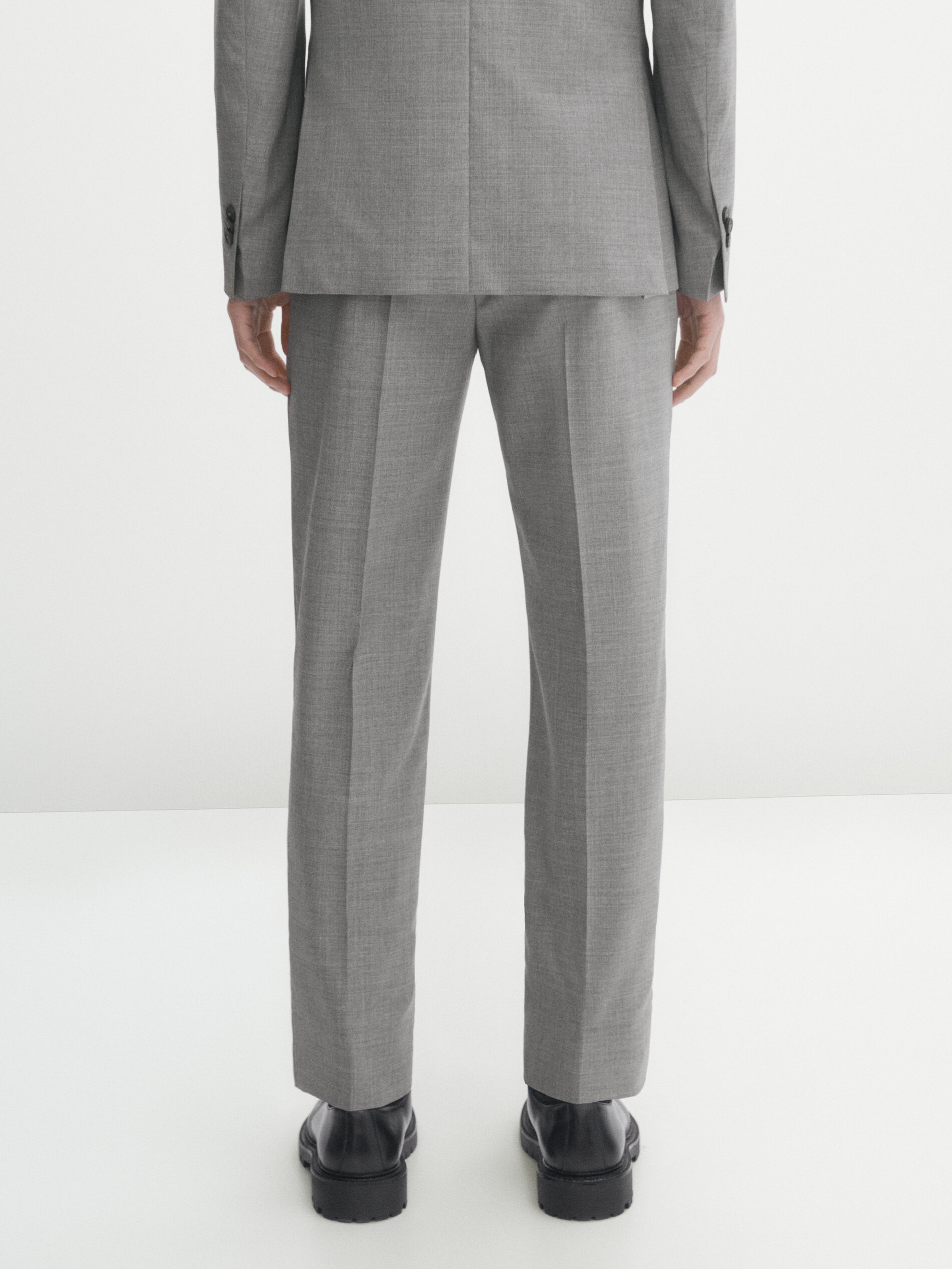 Taylor & Wright Hanks Grey Slim Fit Suit Trousers - Matalan