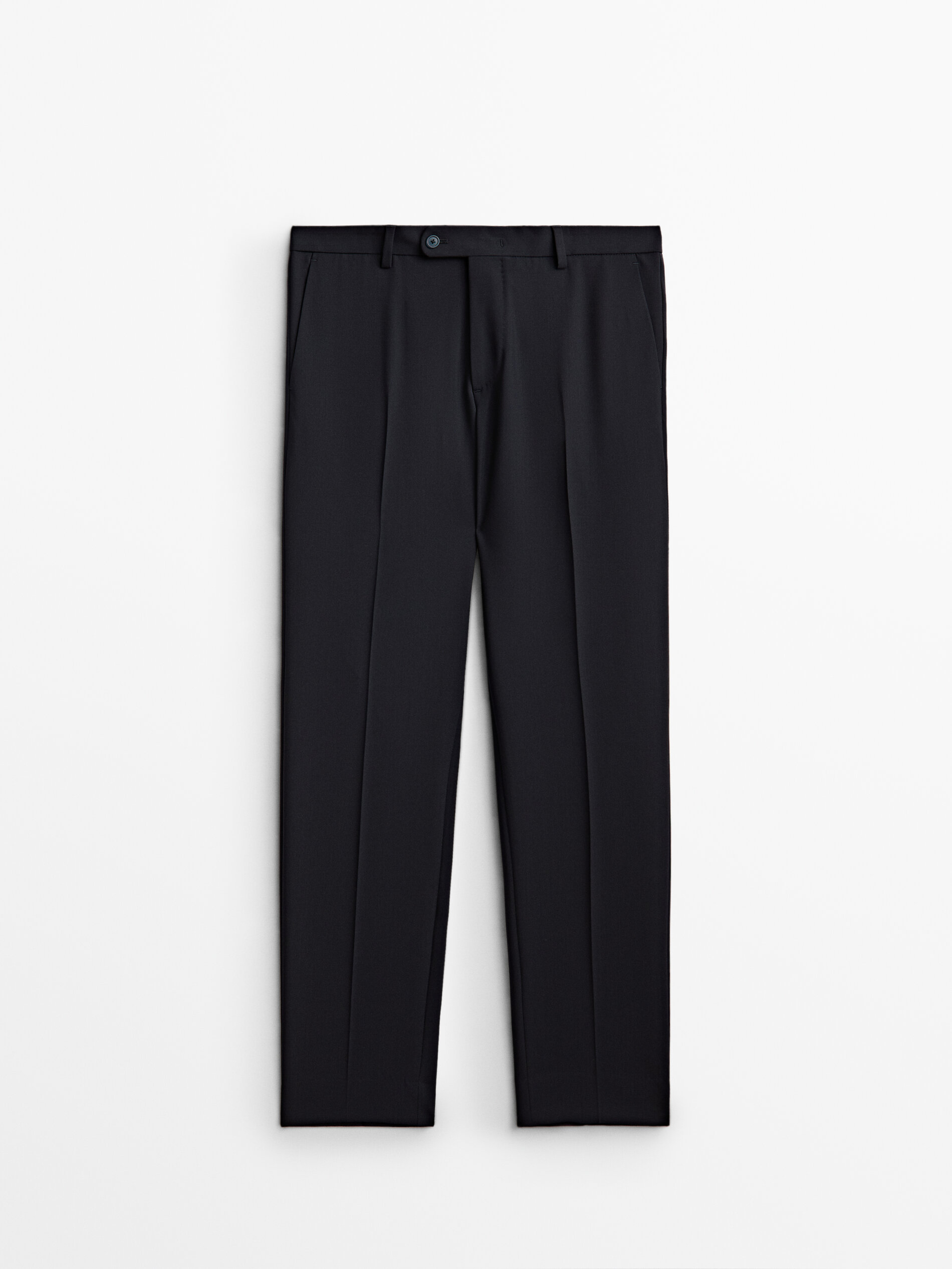 Archer Linen-Blend Slim Navy Suit Trouser – tmlewinuk