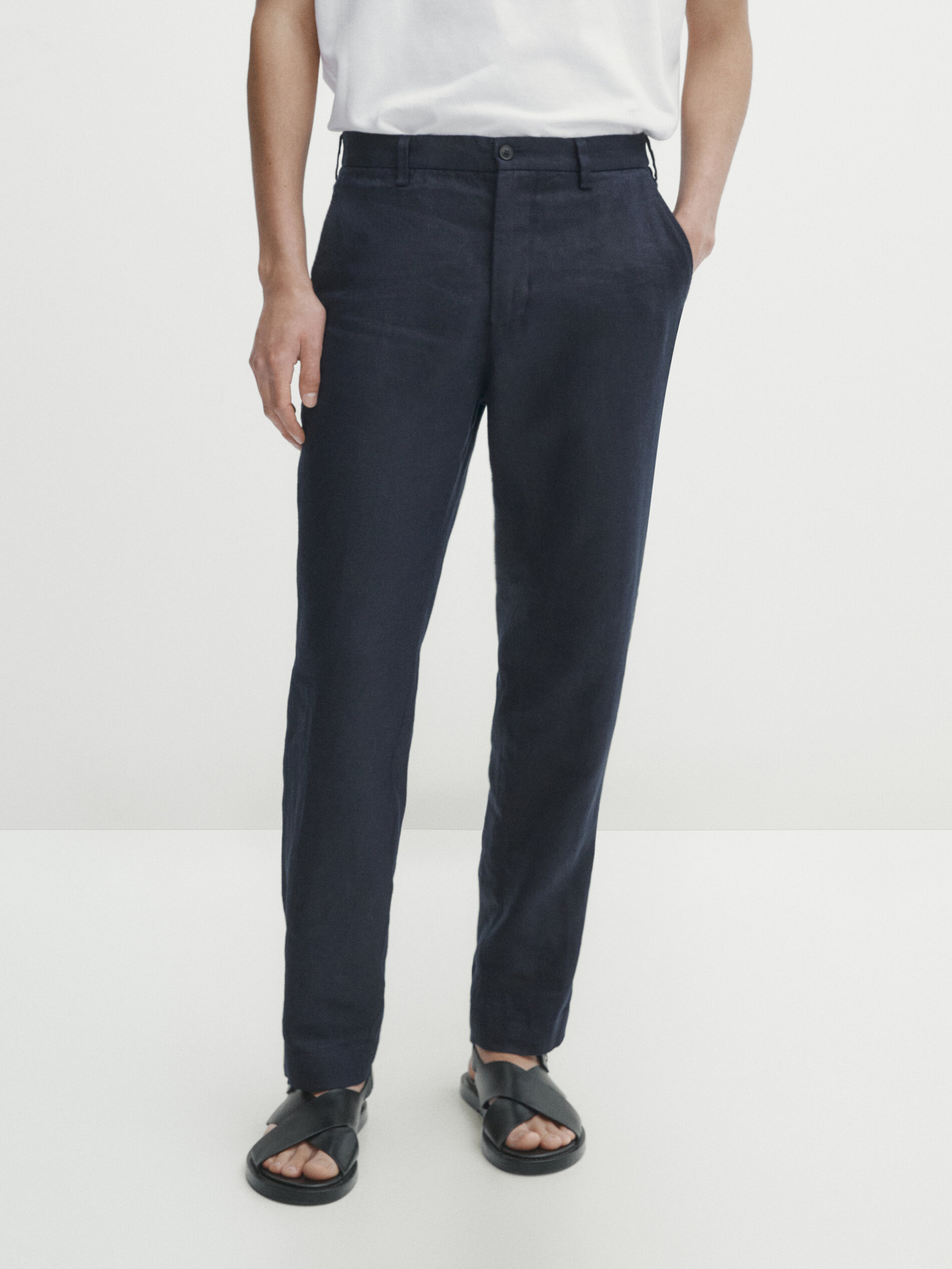 Men's Linen Pants | Explore our New Arrivals | ZARA United States