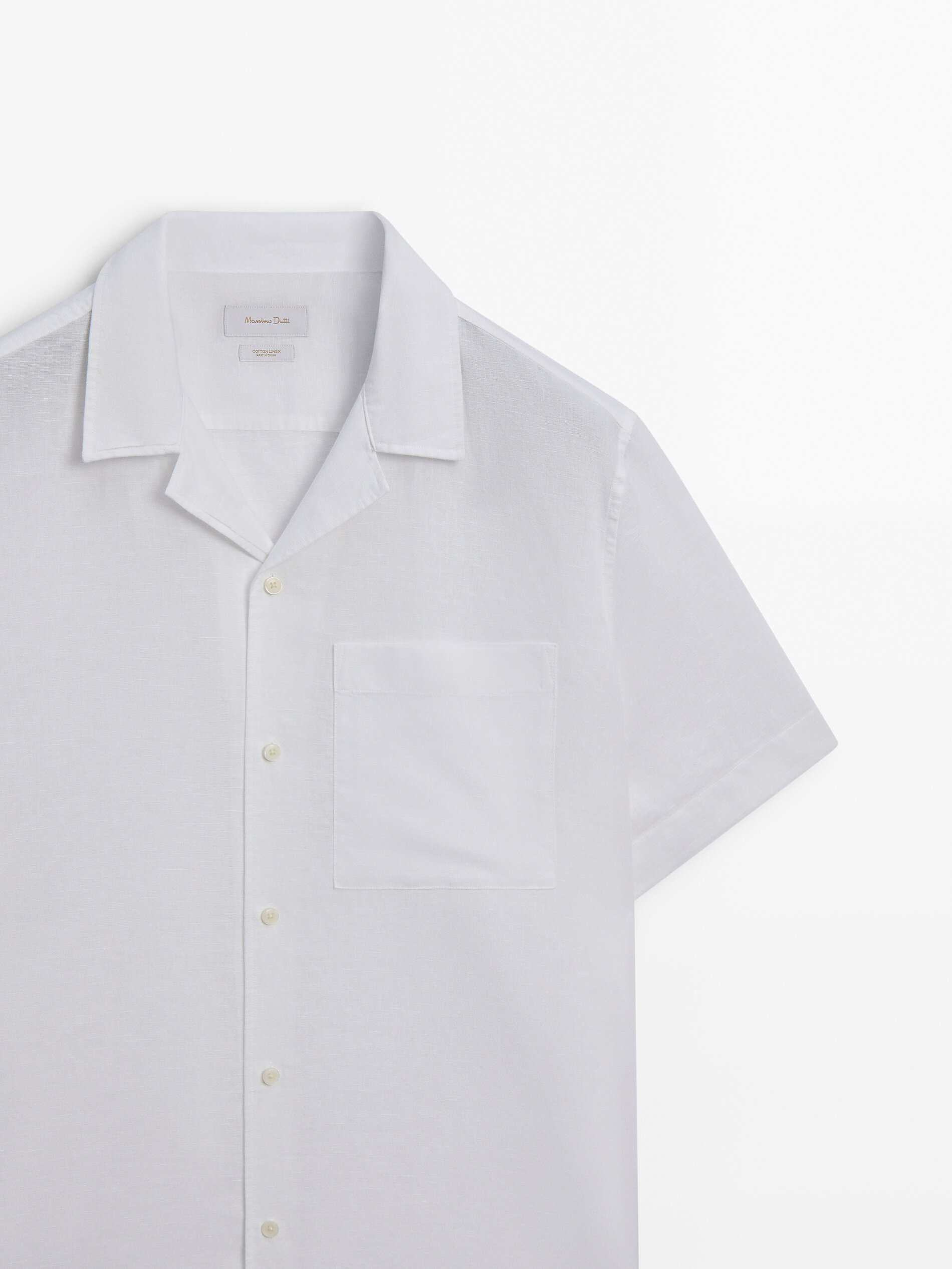 Camisas manga corta shop hombre massimo dutti