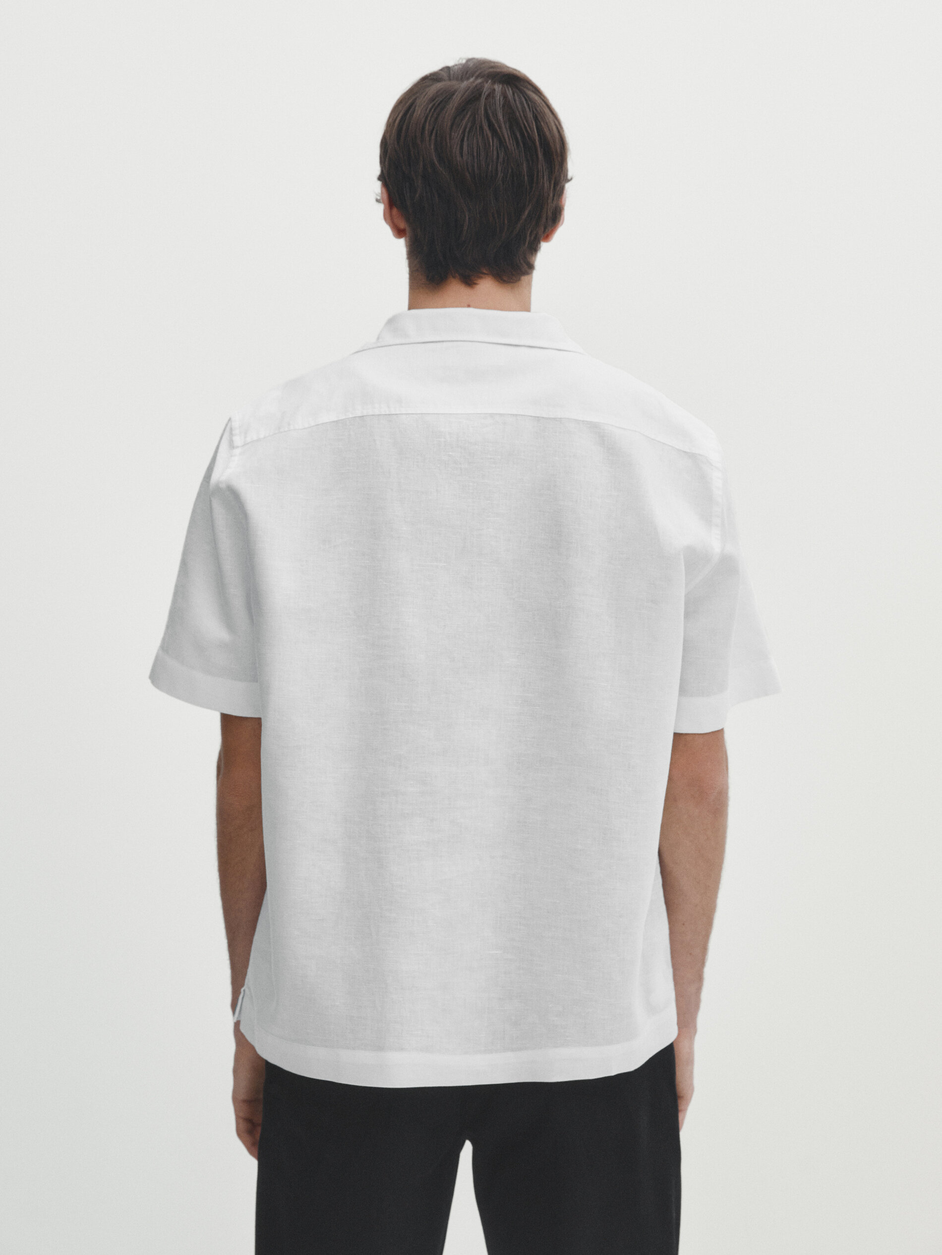 Camisas manga corta shop hombre massimo dutti