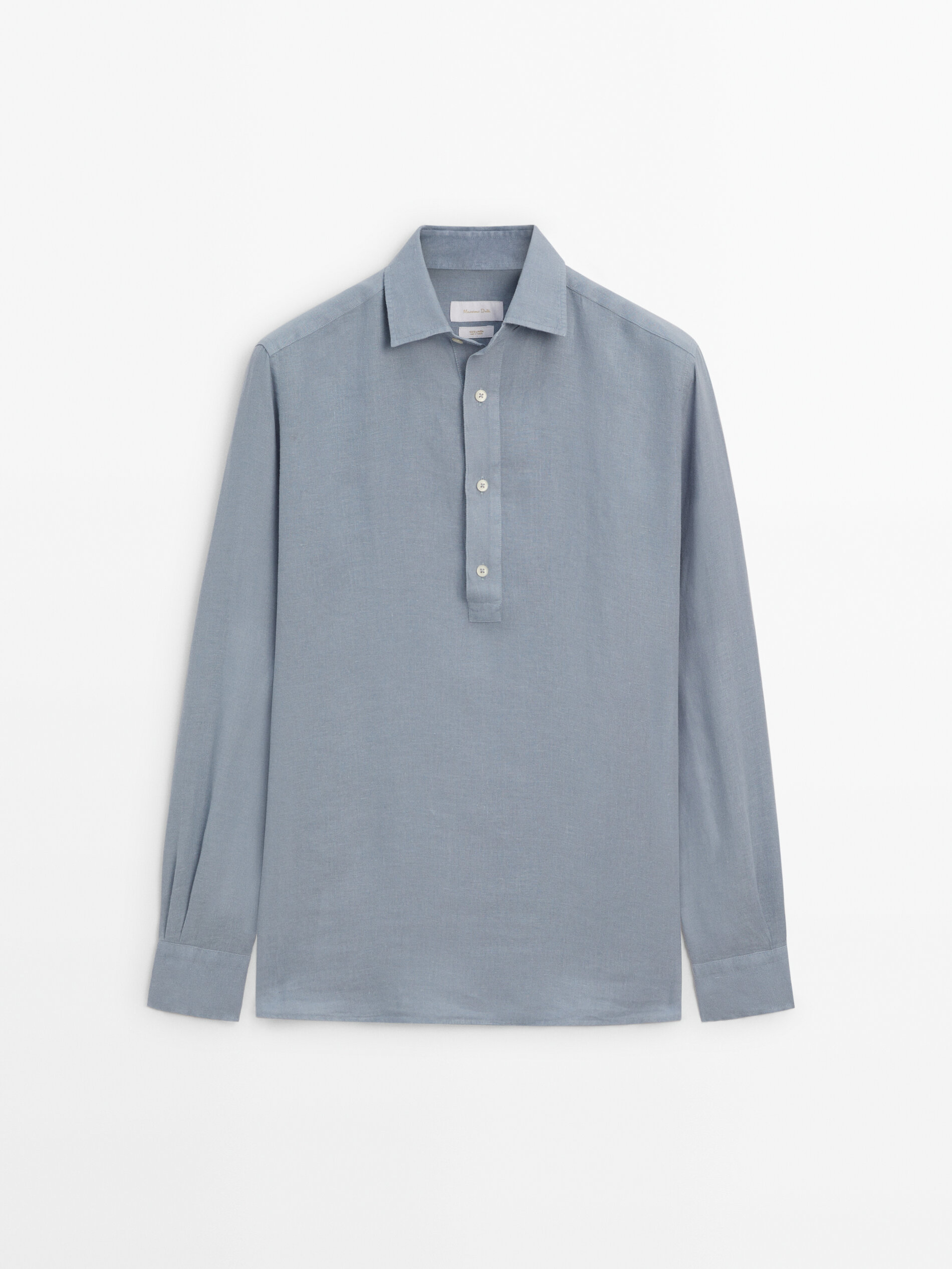 Camisa lino best sale massimo dutti hombre