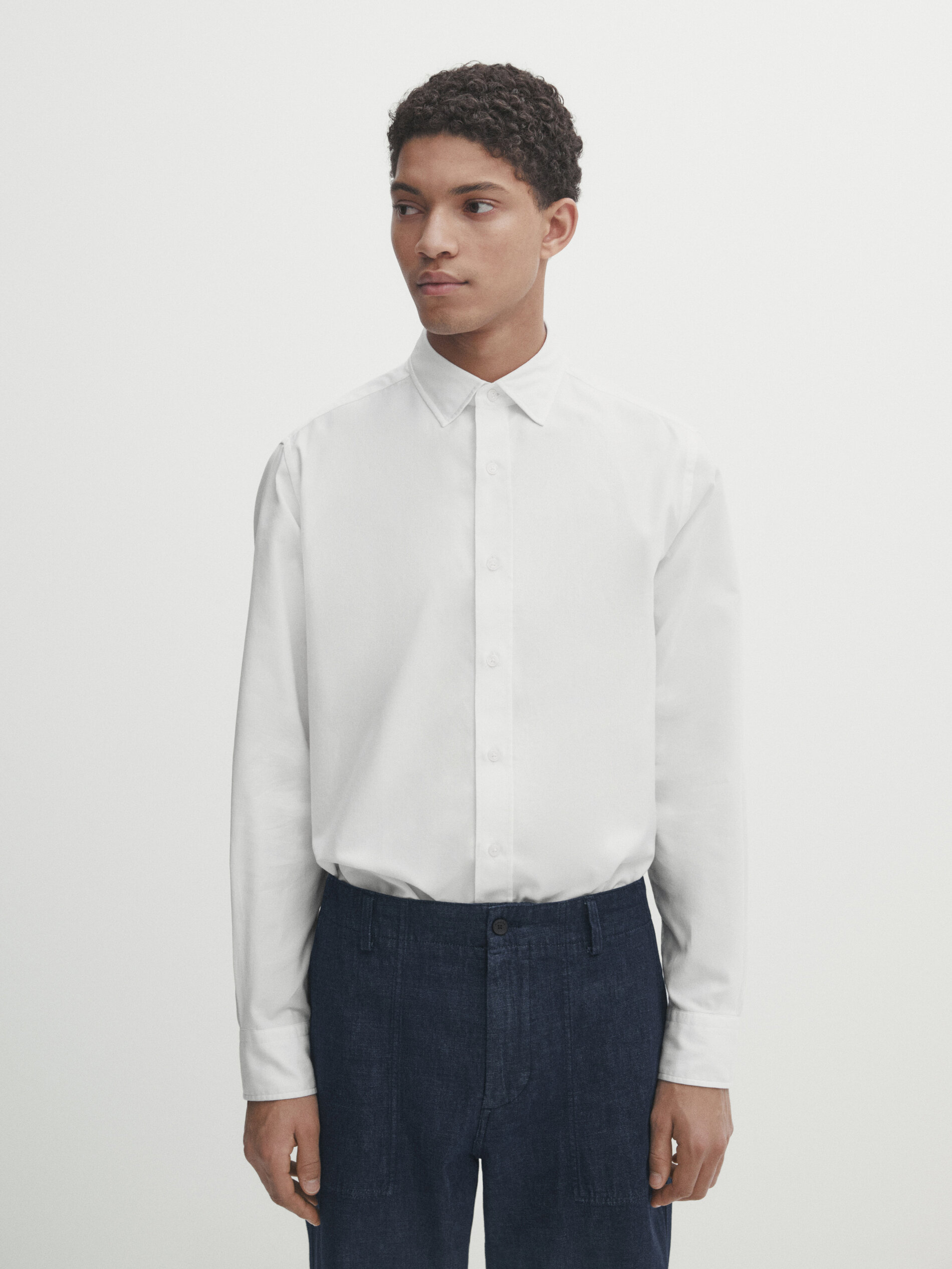 Massimo dutti white shirt sales