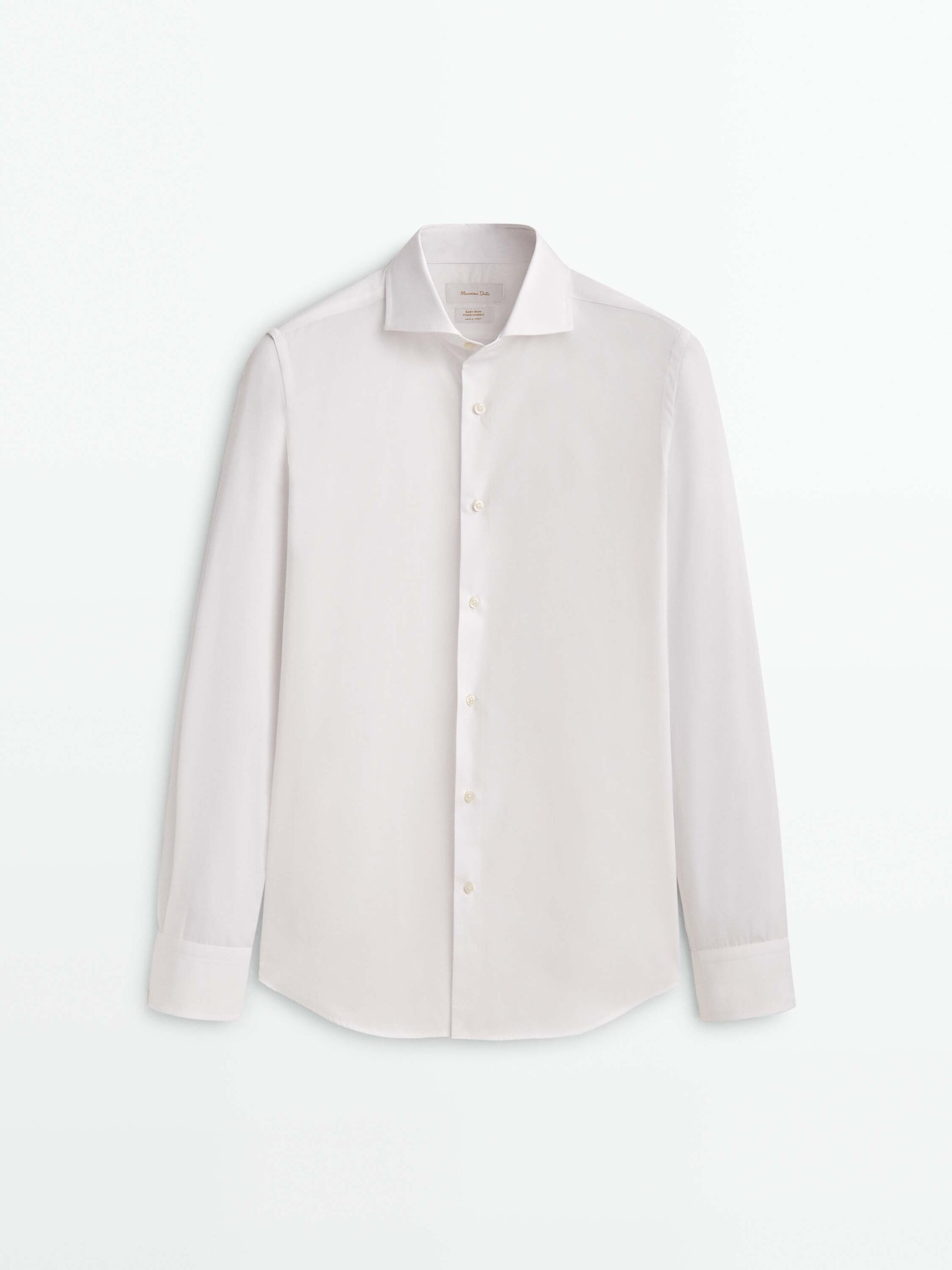 White button top up dress shirt