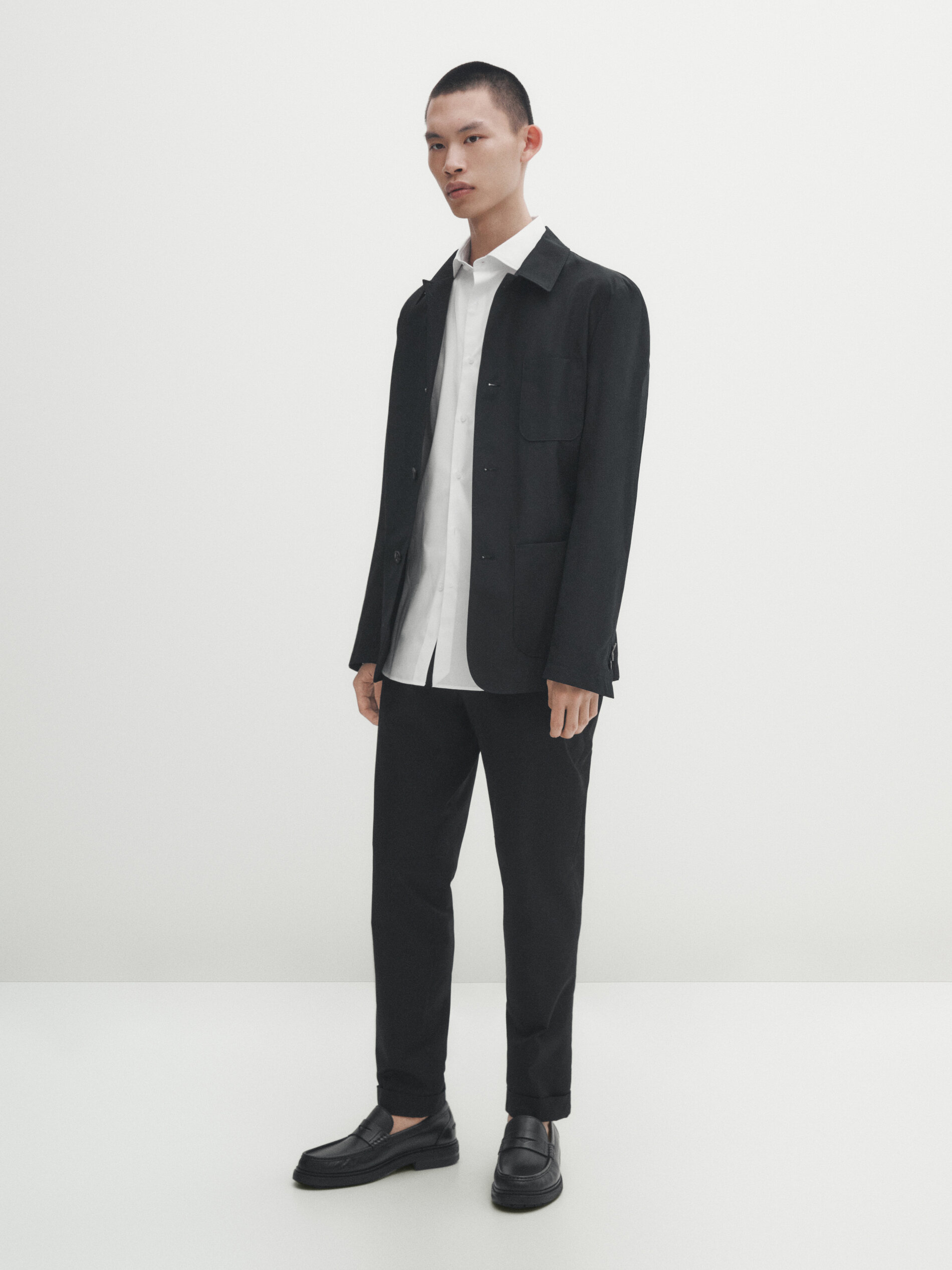 Men's cotton poplin suits best sale