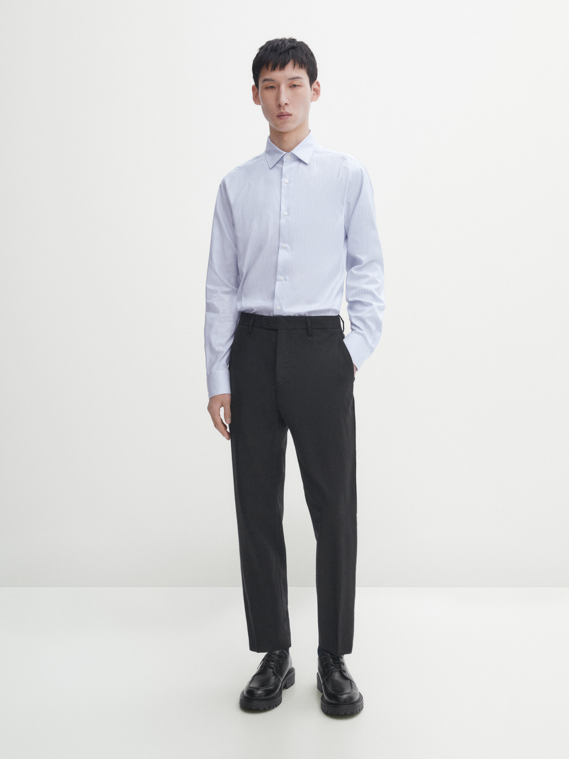 Oxford Trousers Cotton On, Men's Fashion, Bottoms, Trousers on Carousell
