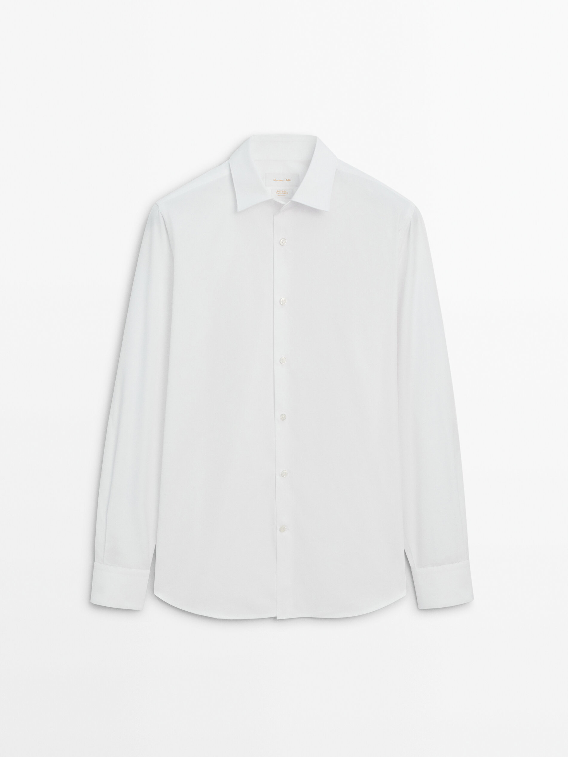 White slim fit button down shirt 2025