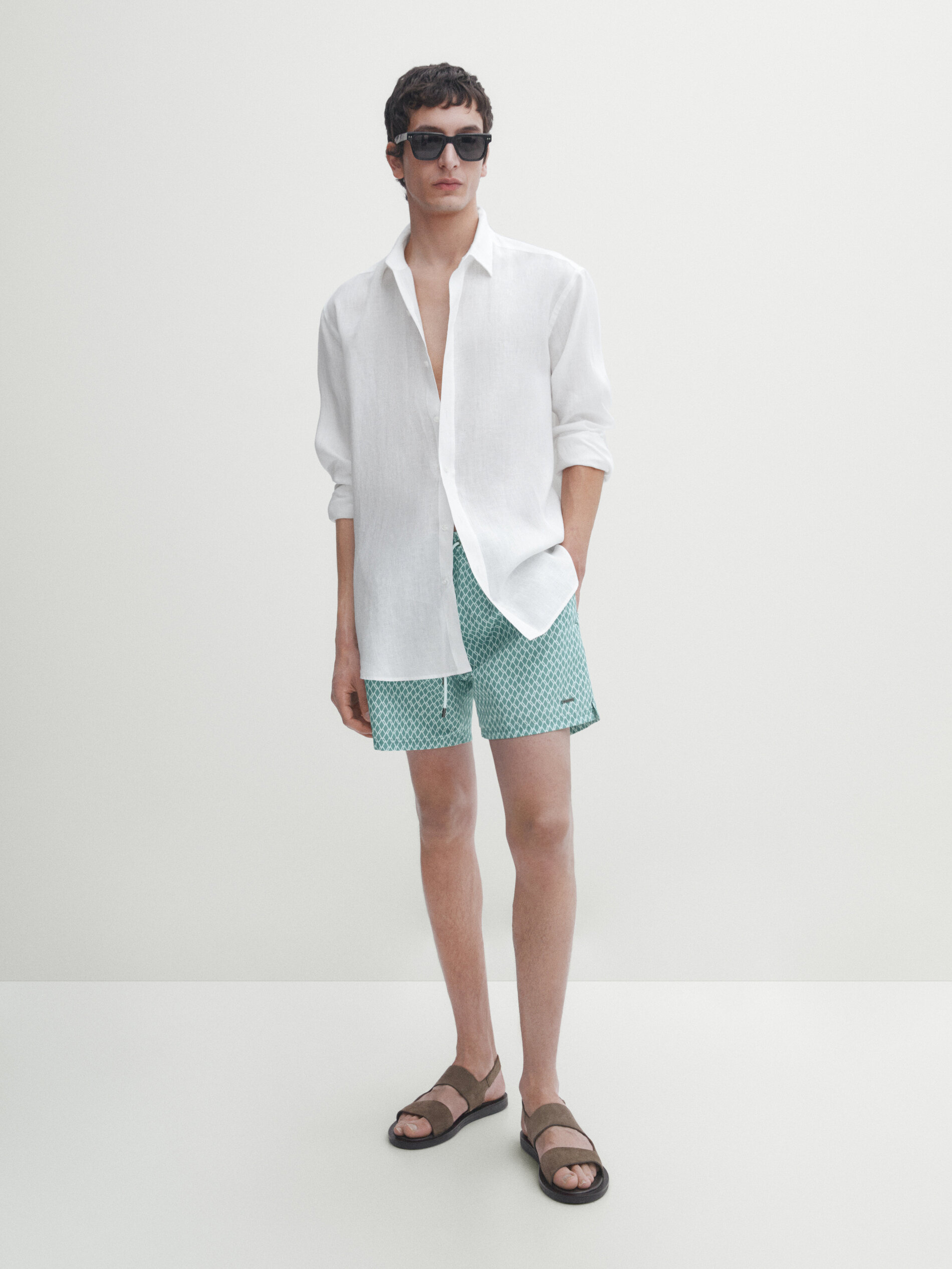 Massimo dutti swim shorts sale