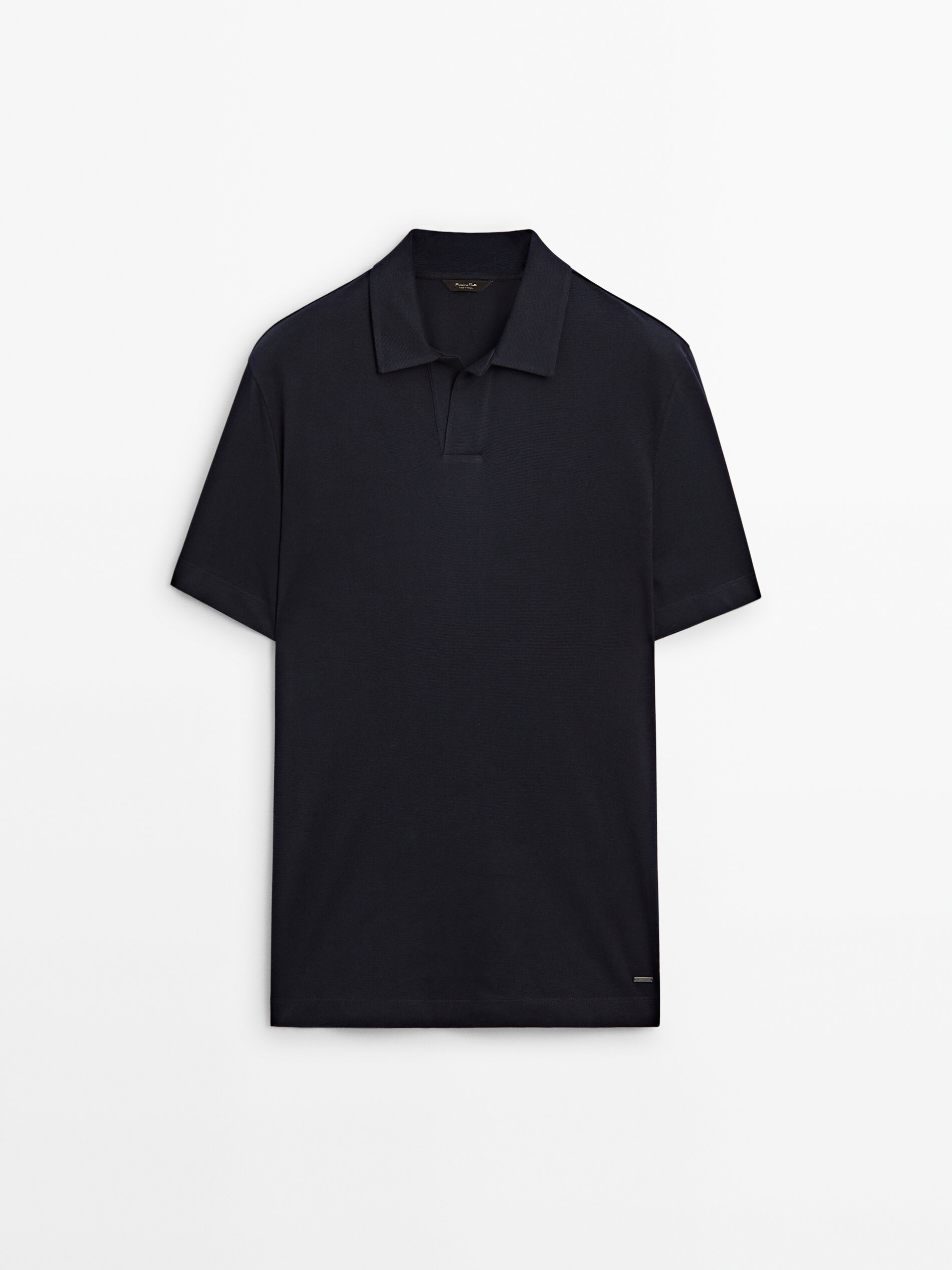 Massimo dutti hombre polos manga clearance corta