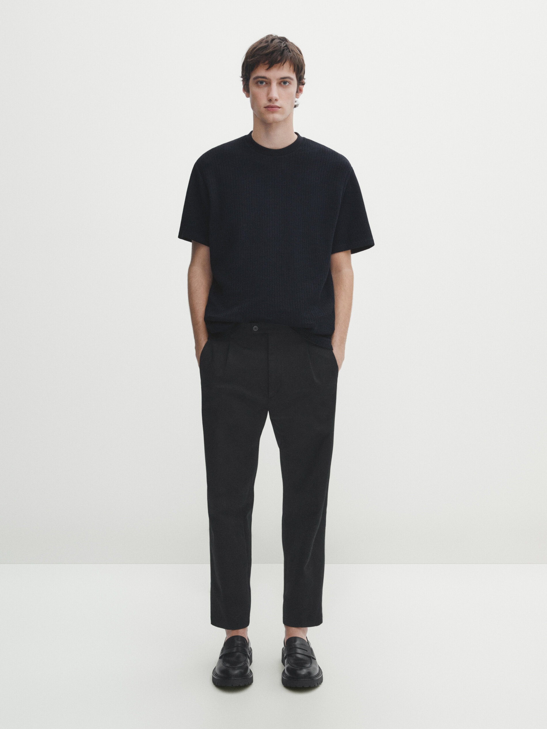 Massimo dutti on sale basic t shirt