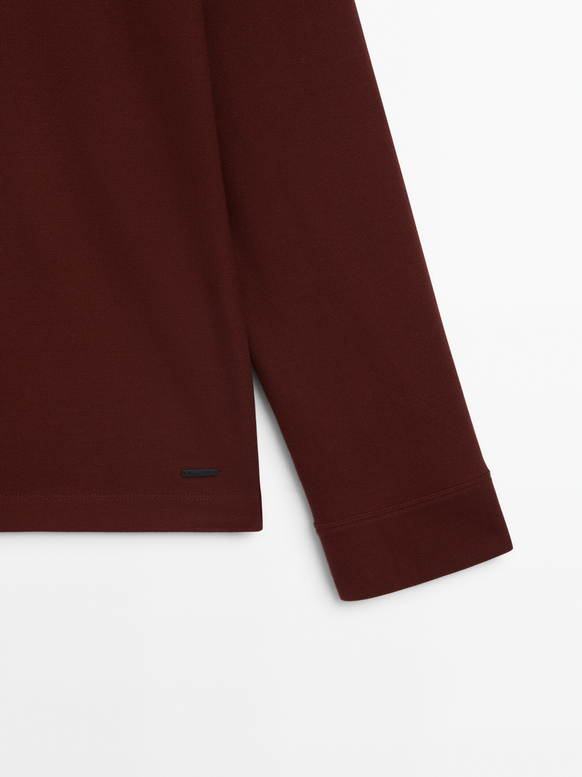 Polos manga hotsell larga massimo dutti