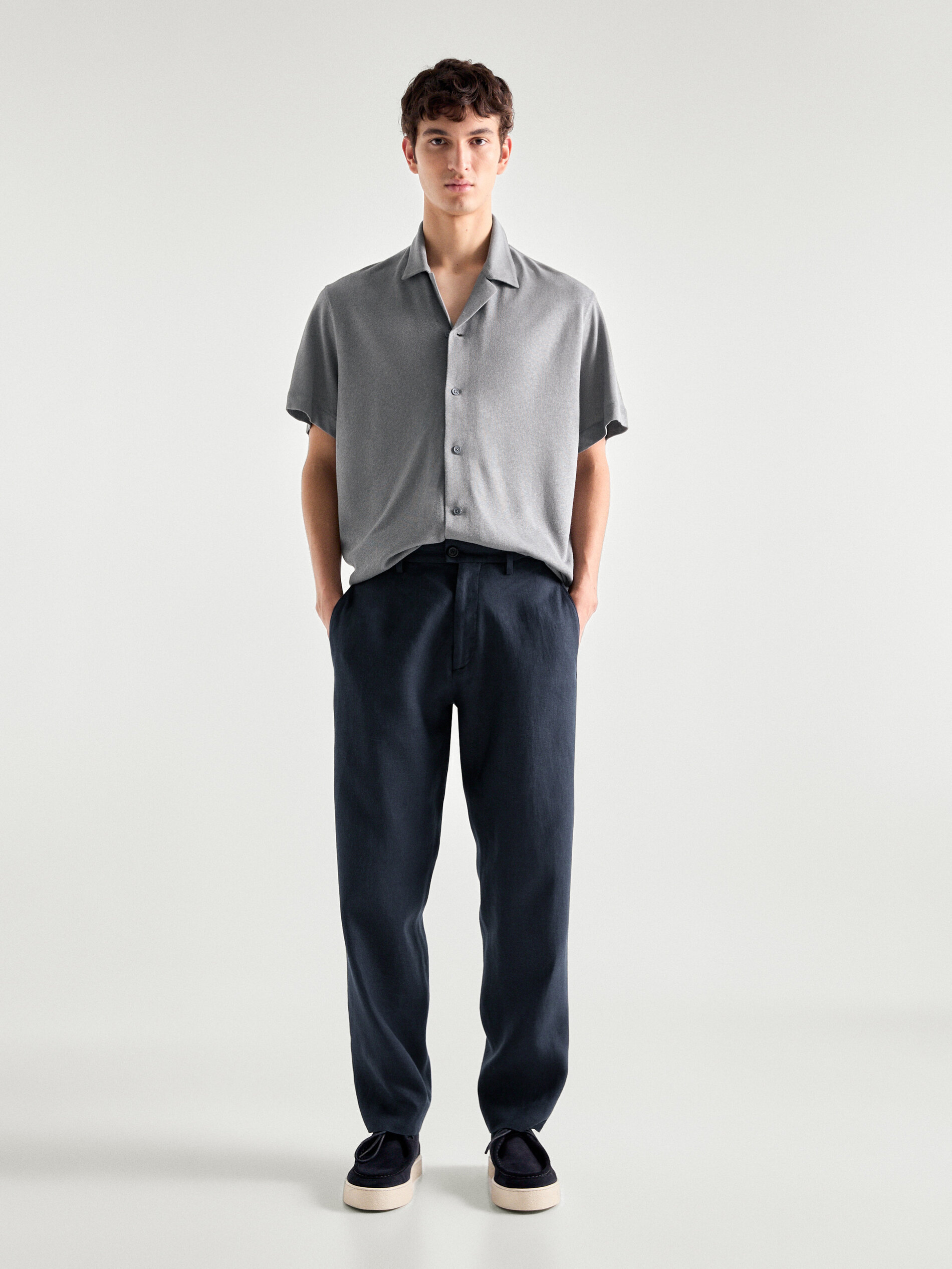 Camisas manga corta shop hombre massimo dutti
