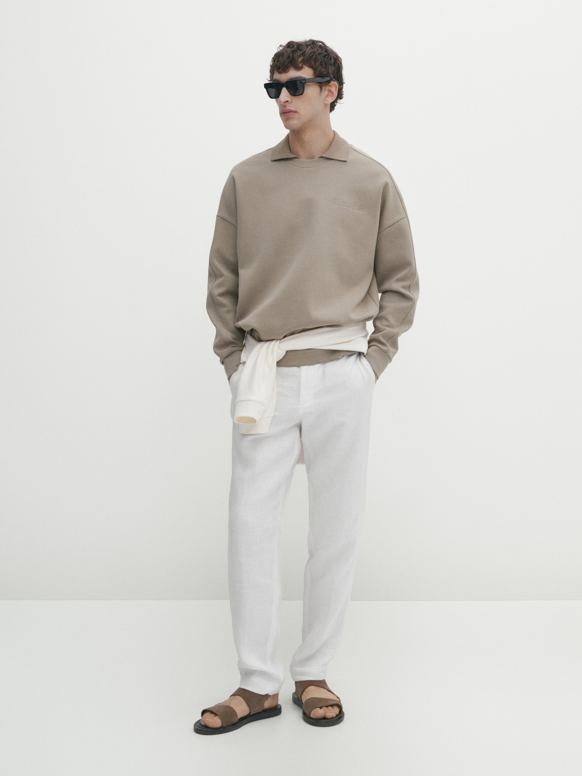 Cotton blend sweatshirt outlet