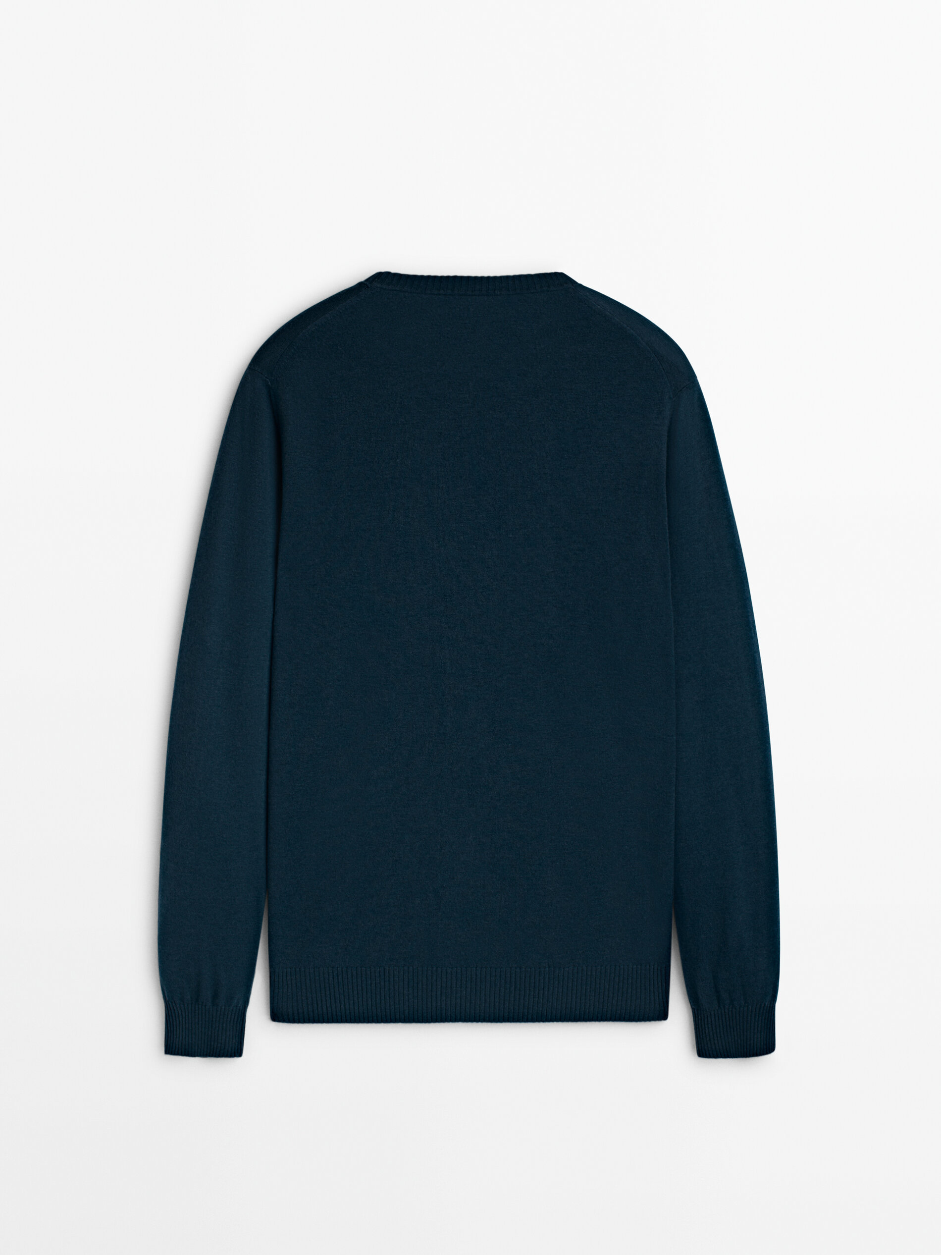 Mens ribbed clearance crew neck sweater