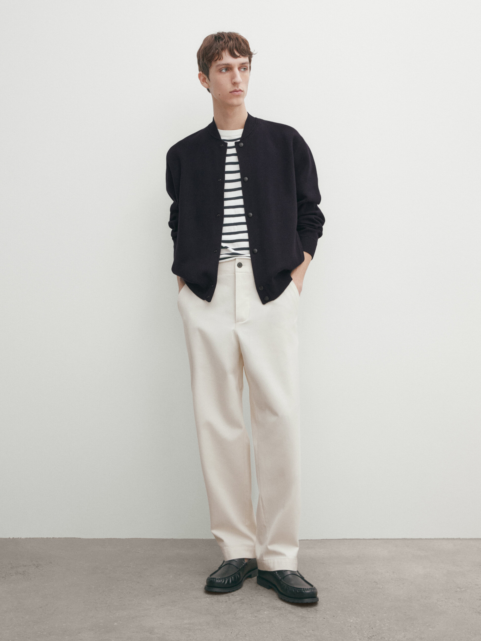 Massimo dutti sale navy jacket