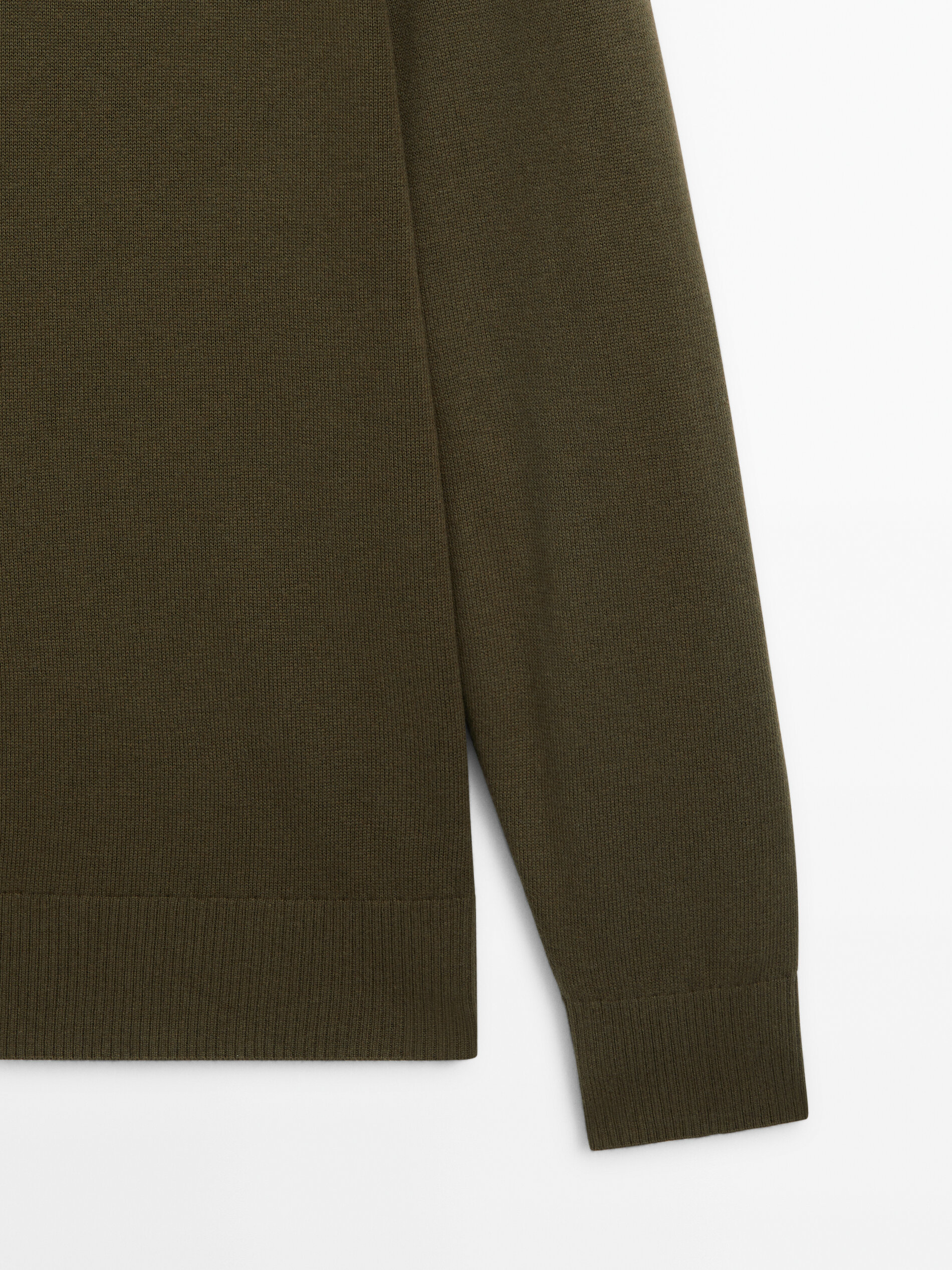 Bottle green crew neck store jumper