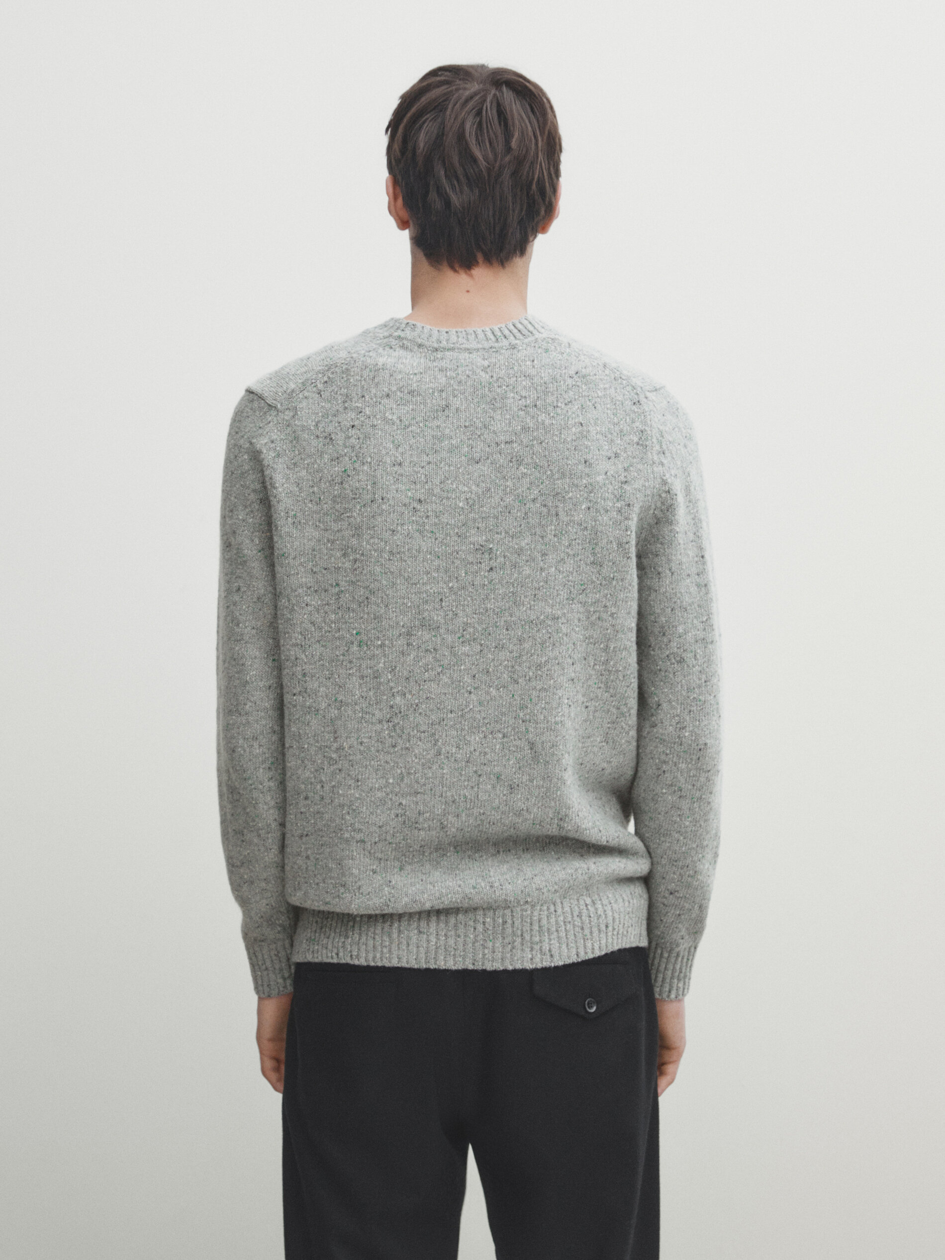 Grey marl deals sweater