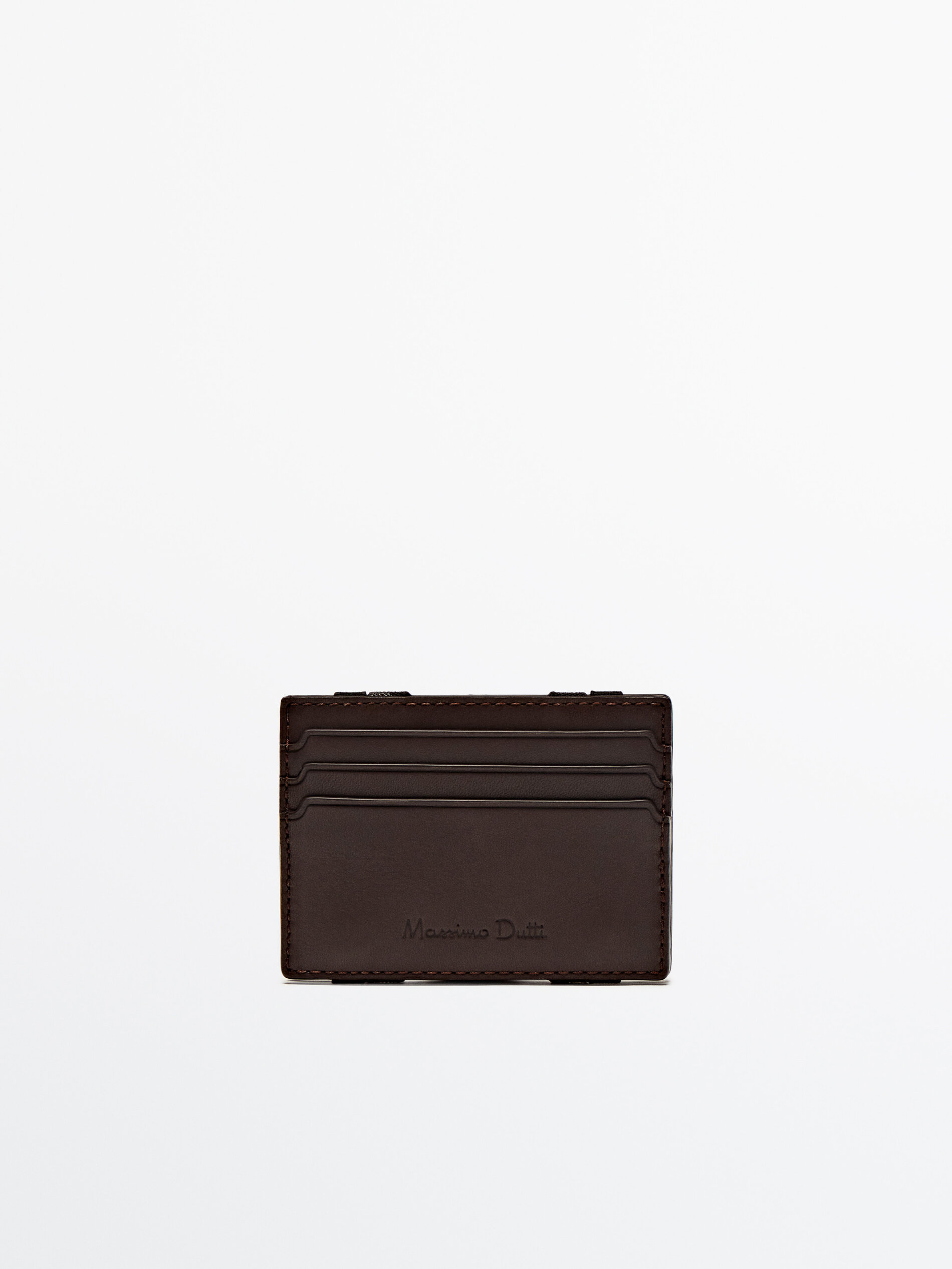 Brown deals card wallet