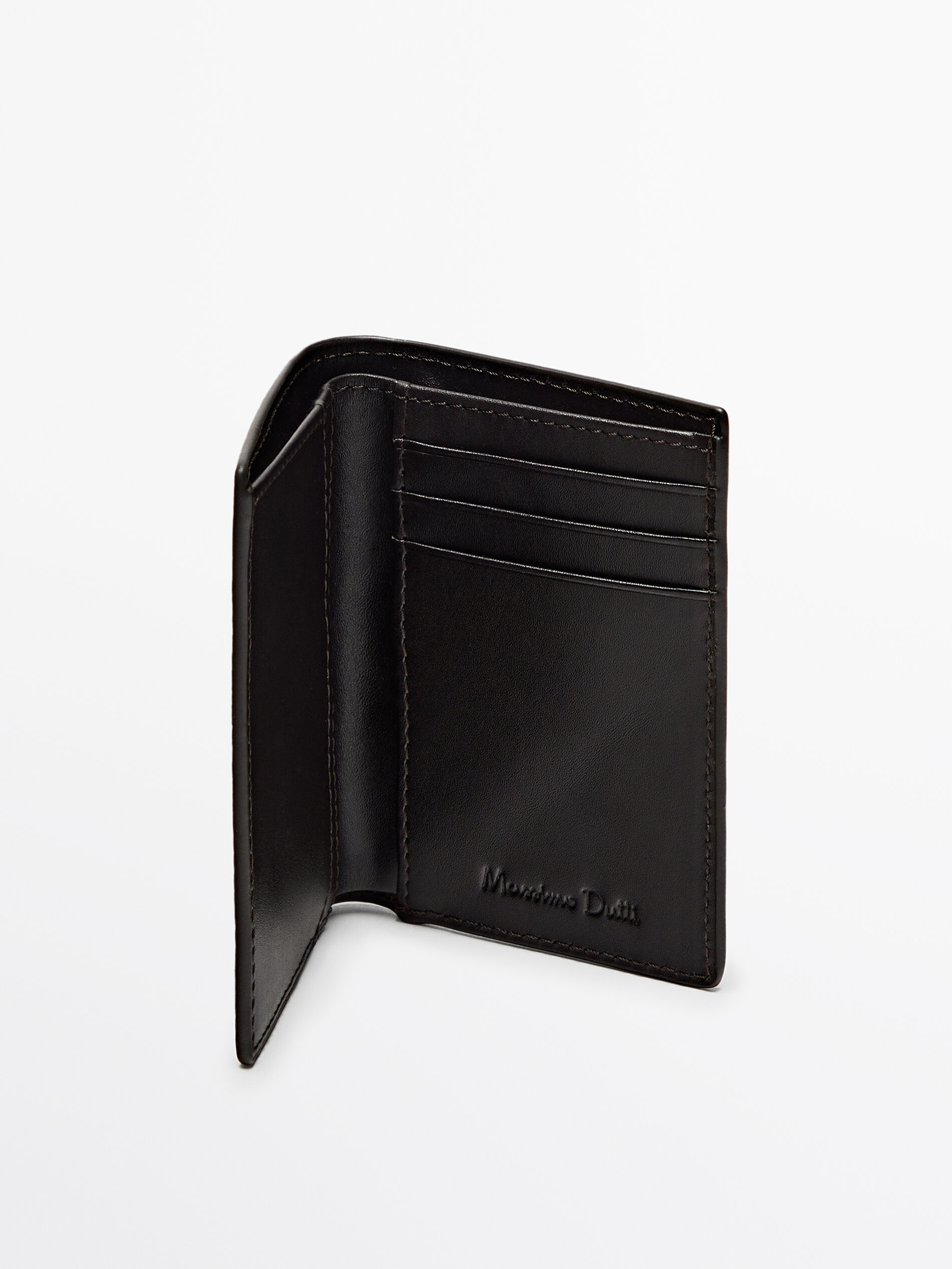 Cartera piel new arrivals hombre massimo dutti