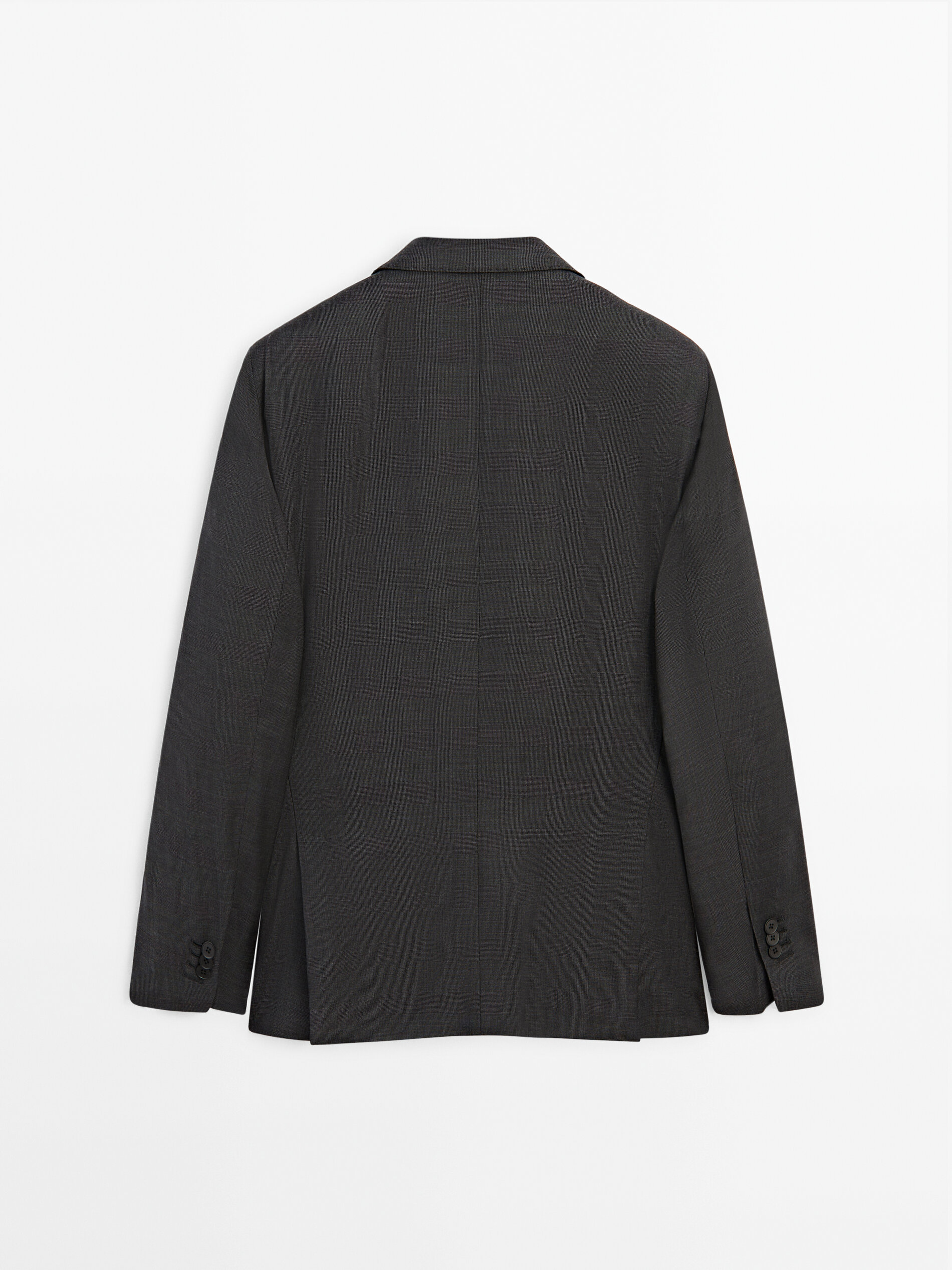 Massimo dutti grey sale blazer