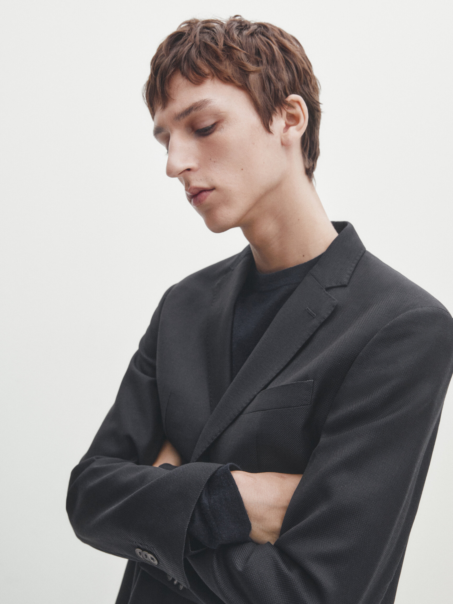 Massimo dutti hotsell blue blazer
