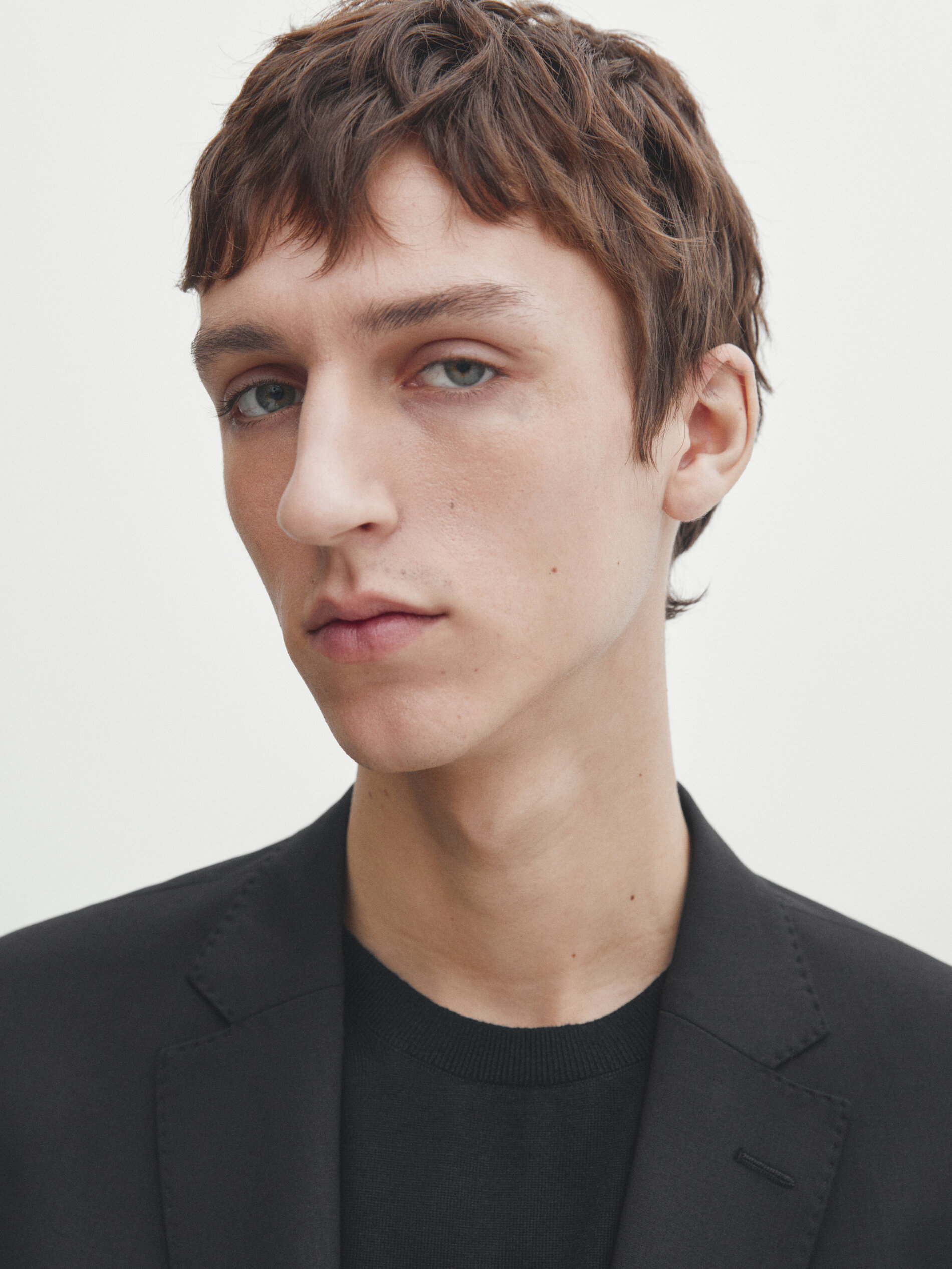 Matte hotsell black blazer