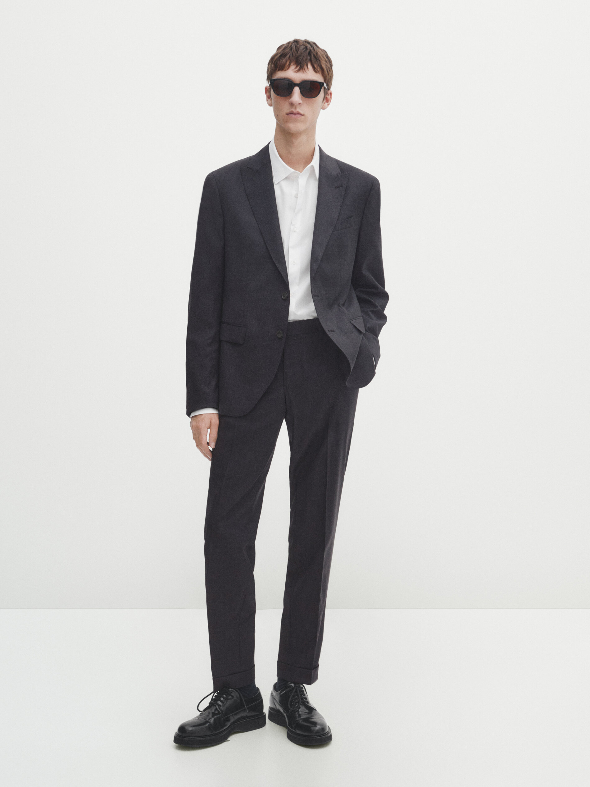 Massimo dutti sales grey blazer