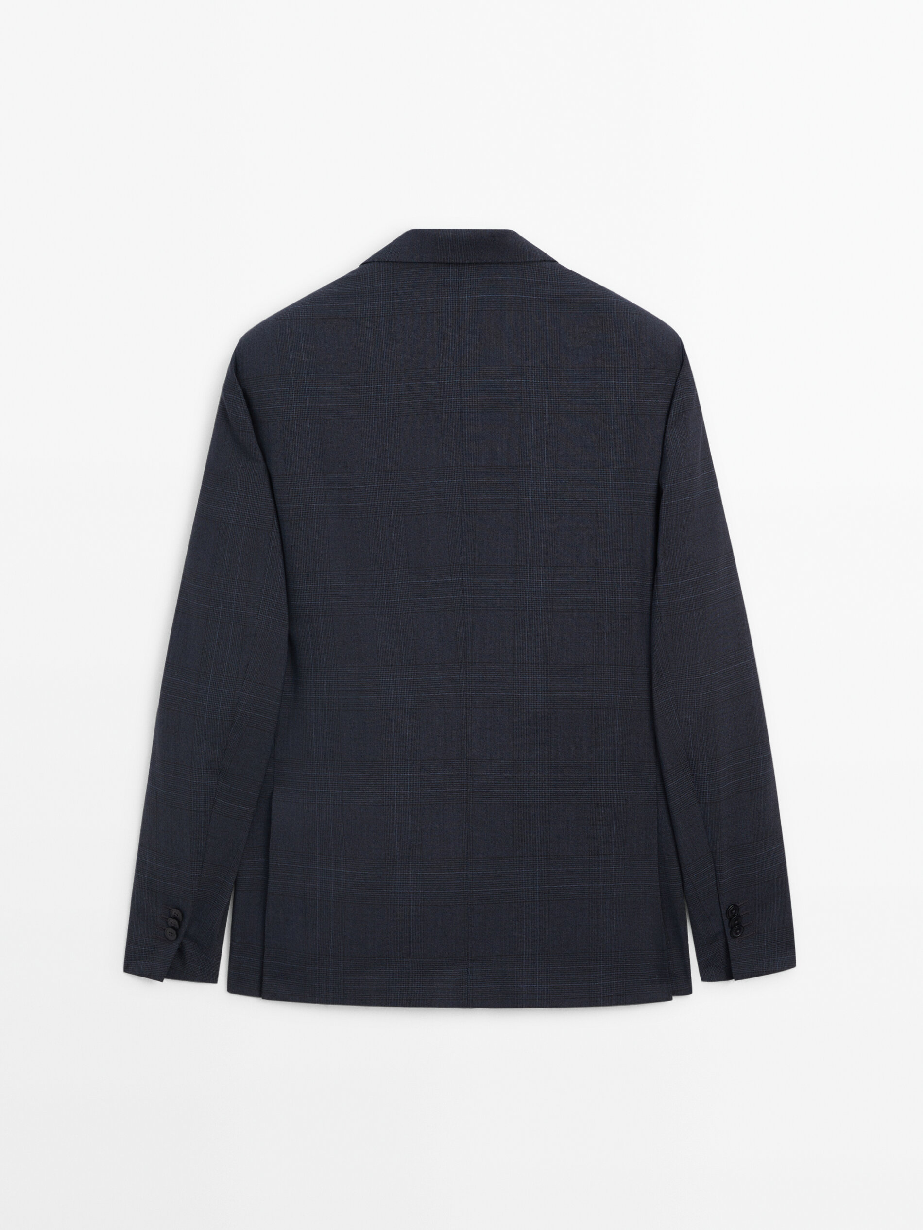 Massimo dutti checked coat on sale