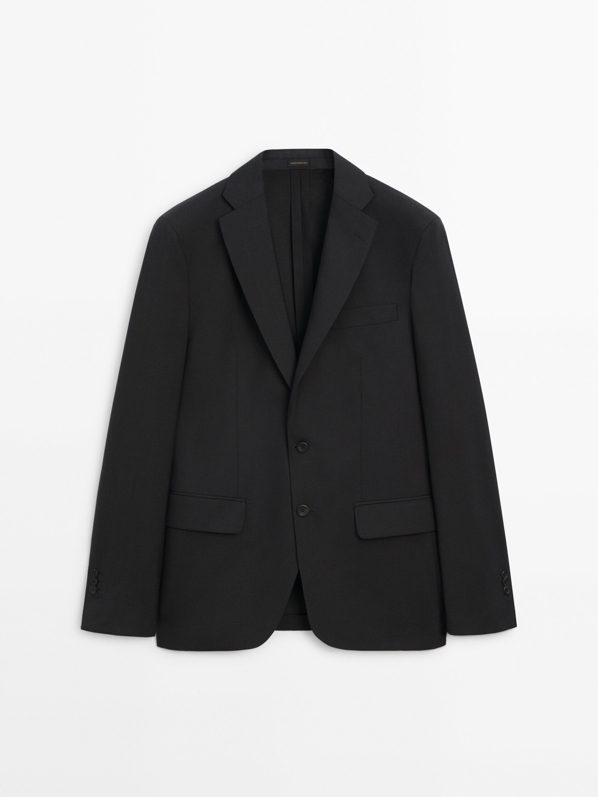 Massimo dutti grey sale blazer