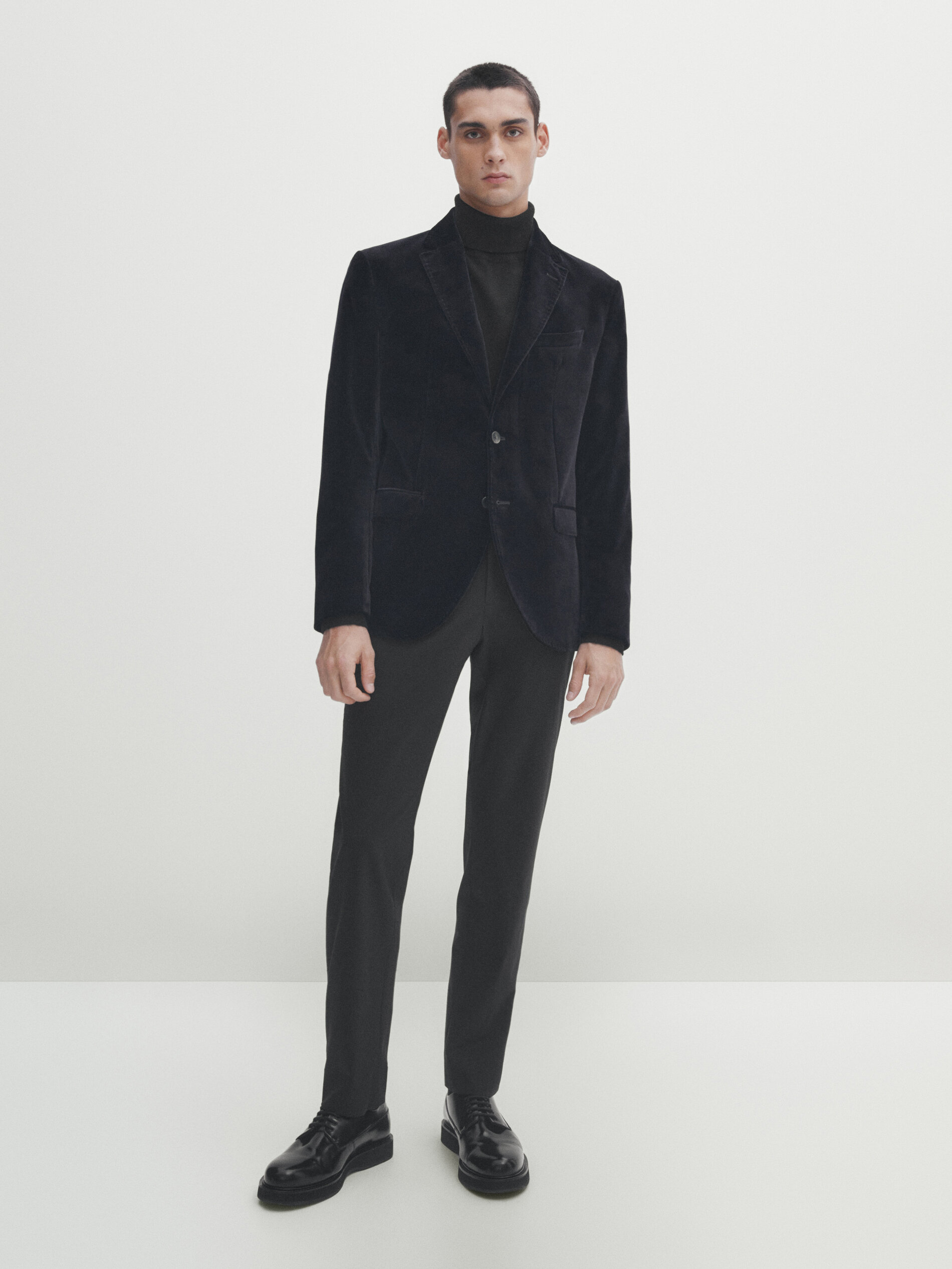 Navy blue discount velvet tuxedo jacket