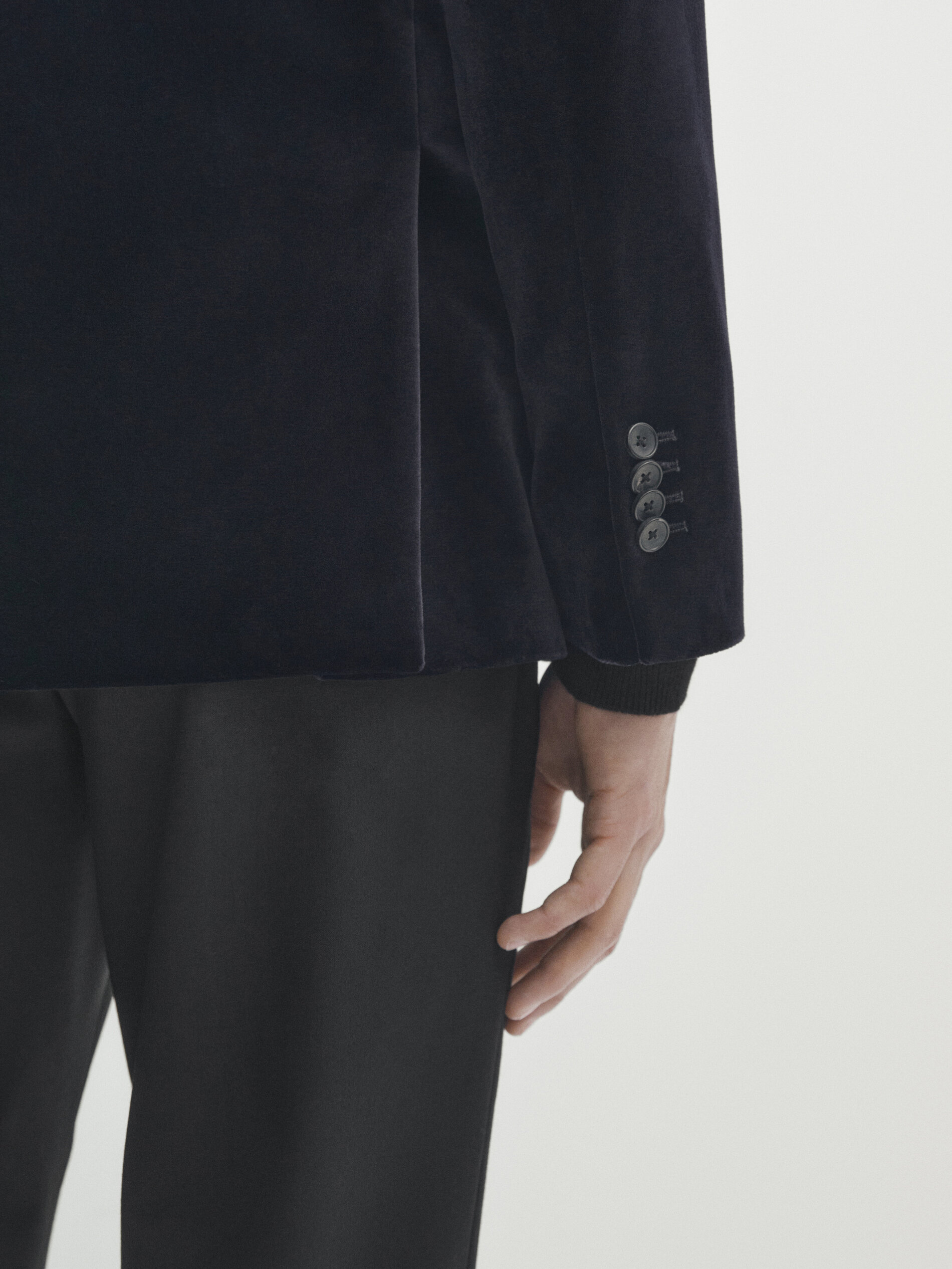 Massimo dutti velvet hotsell jacket