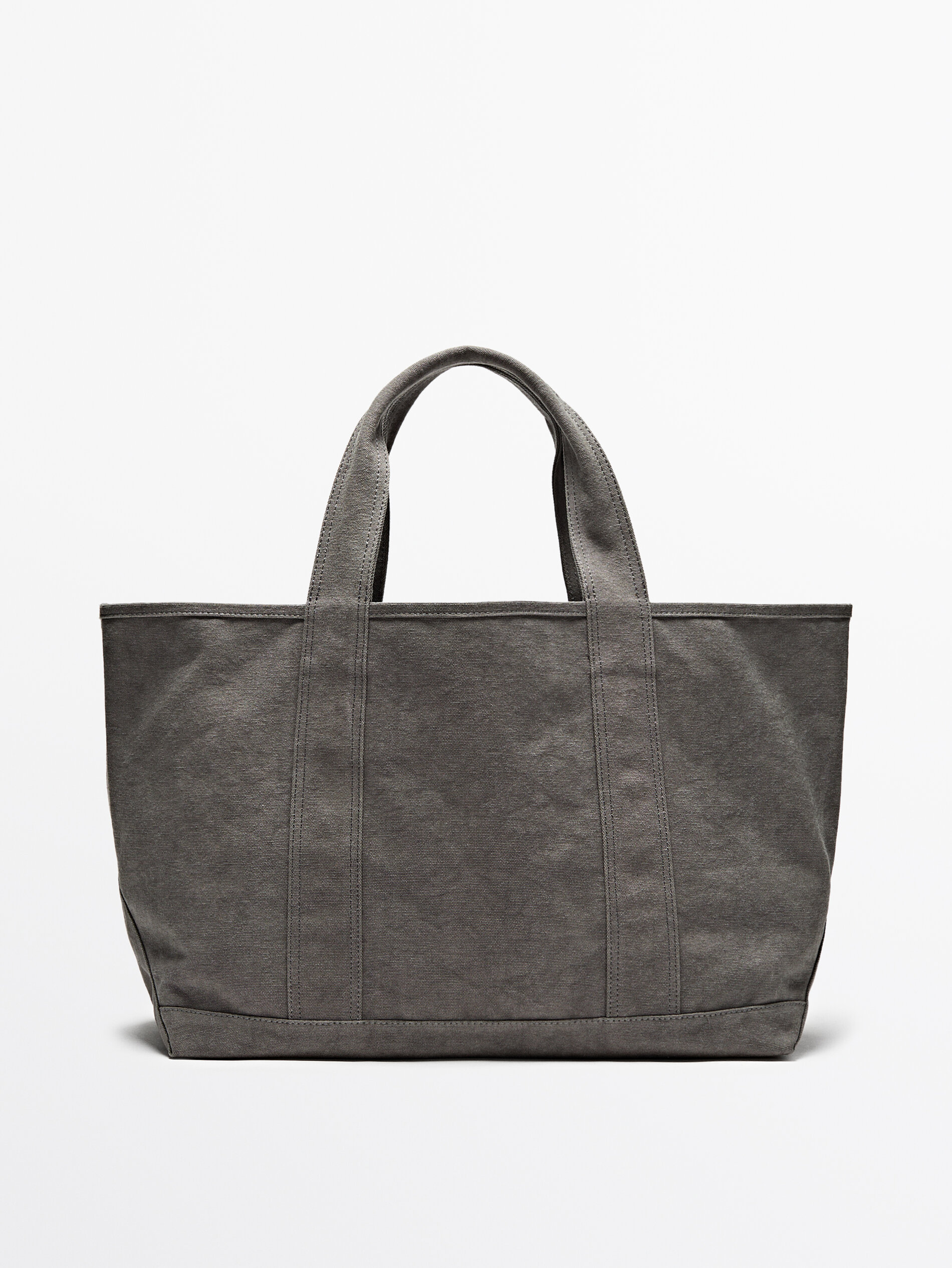 Canvas shopper sales tote bag