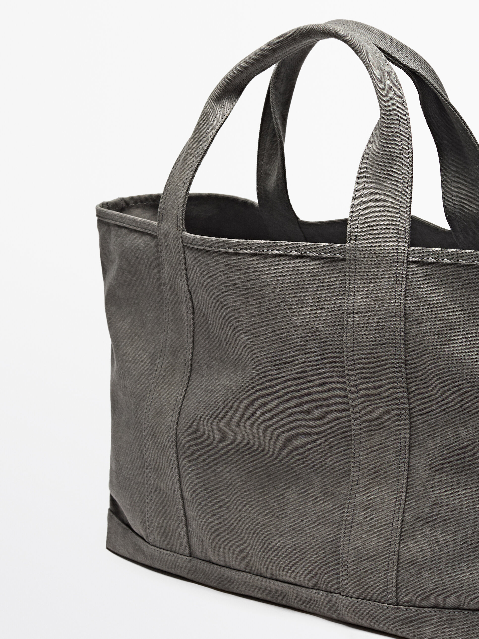 Canvas shopper shop tote bag